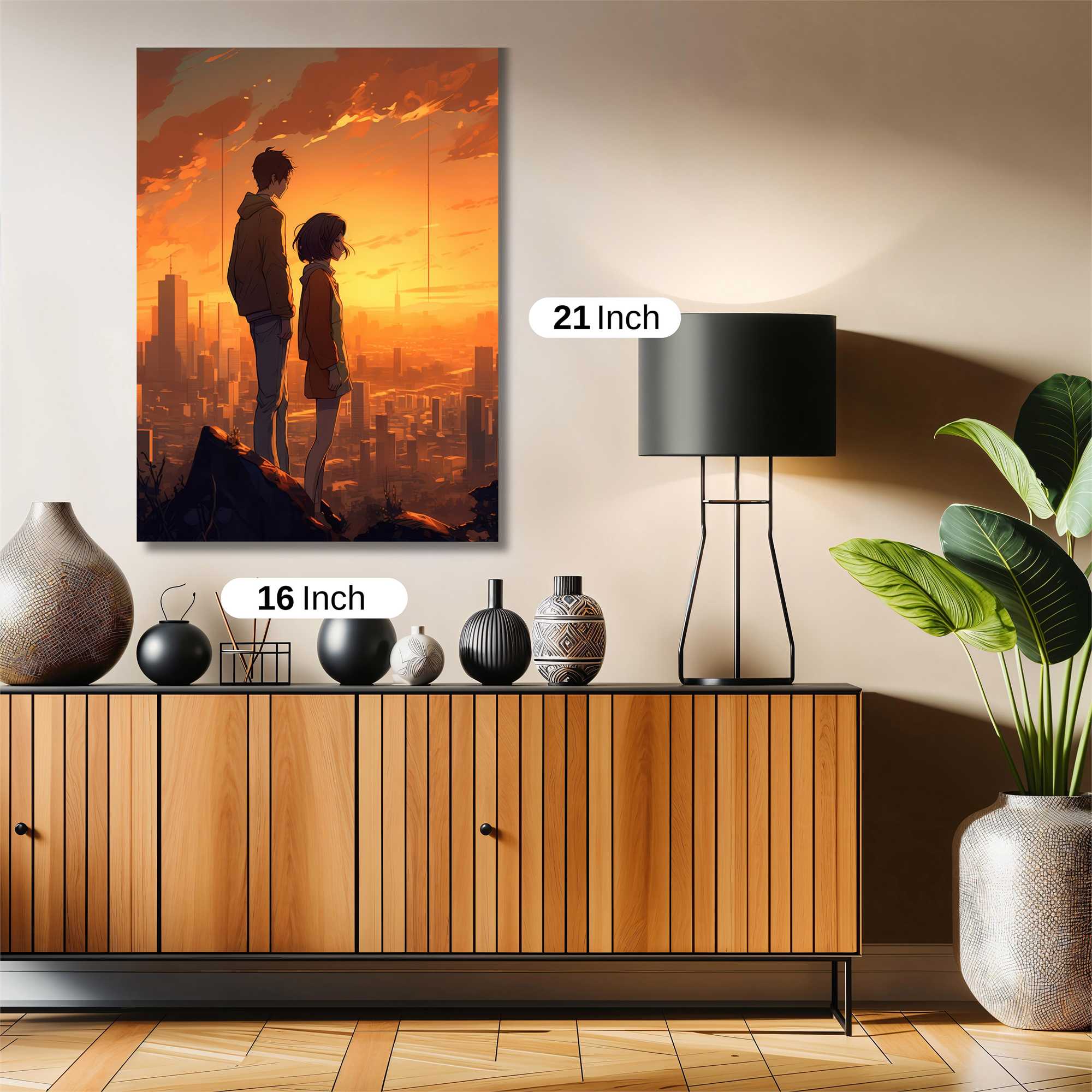 Sunset Serenity Safe Wall Magnetic / M