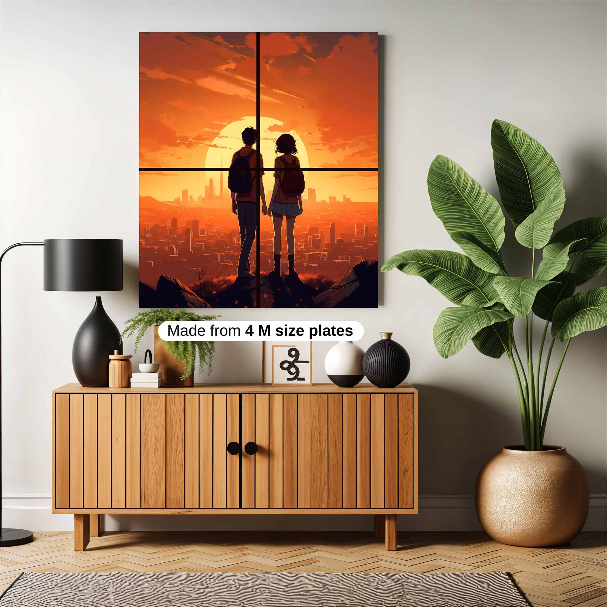Sunset Serenity Safe Wall Magnetic / M