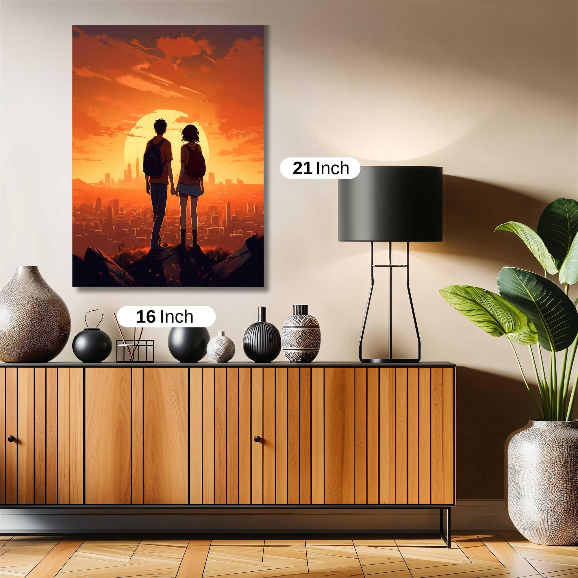 Sunset Serenity Safe Wall Magnetic / M