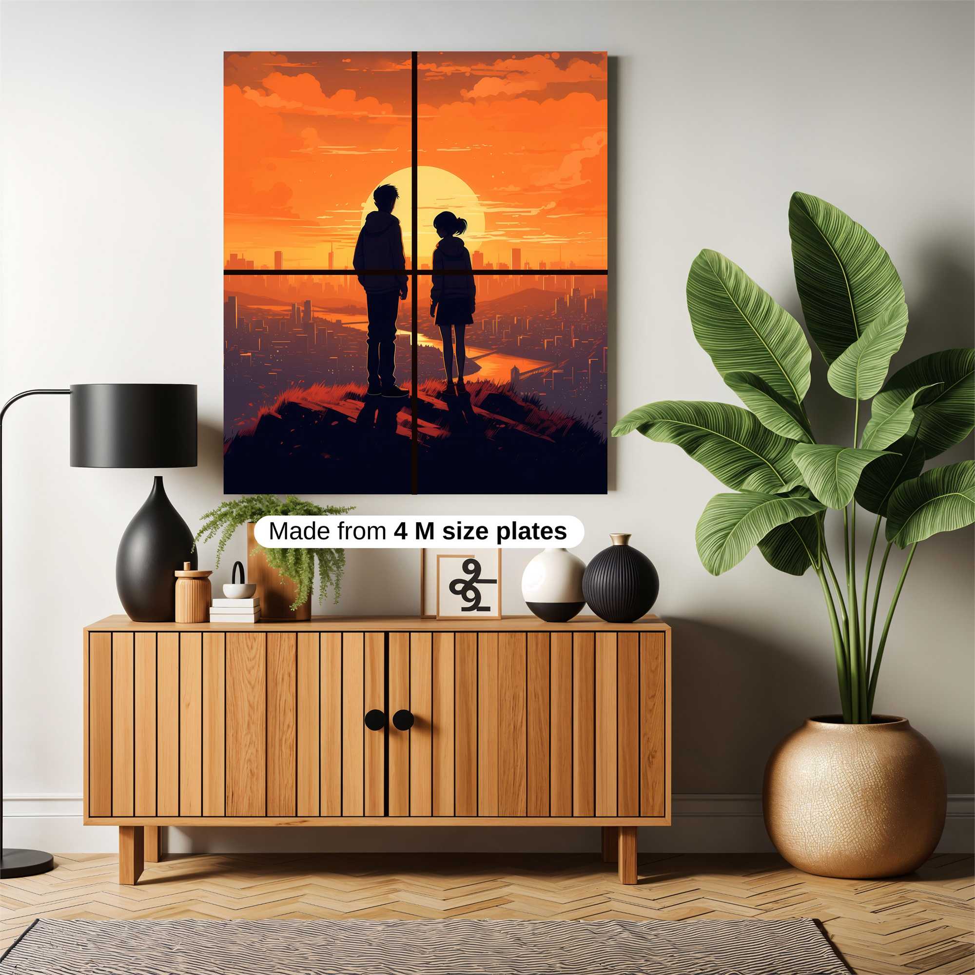 Sunset Serenity Safe Wall Magnetic / M
