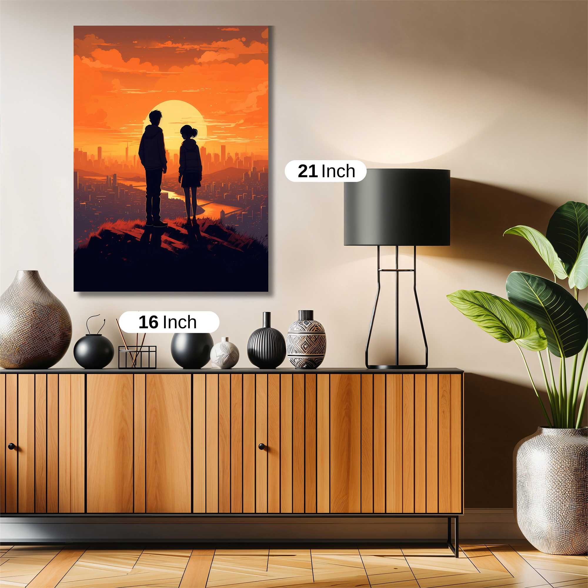Sunset Serenity Safe Wall Magnetic / M