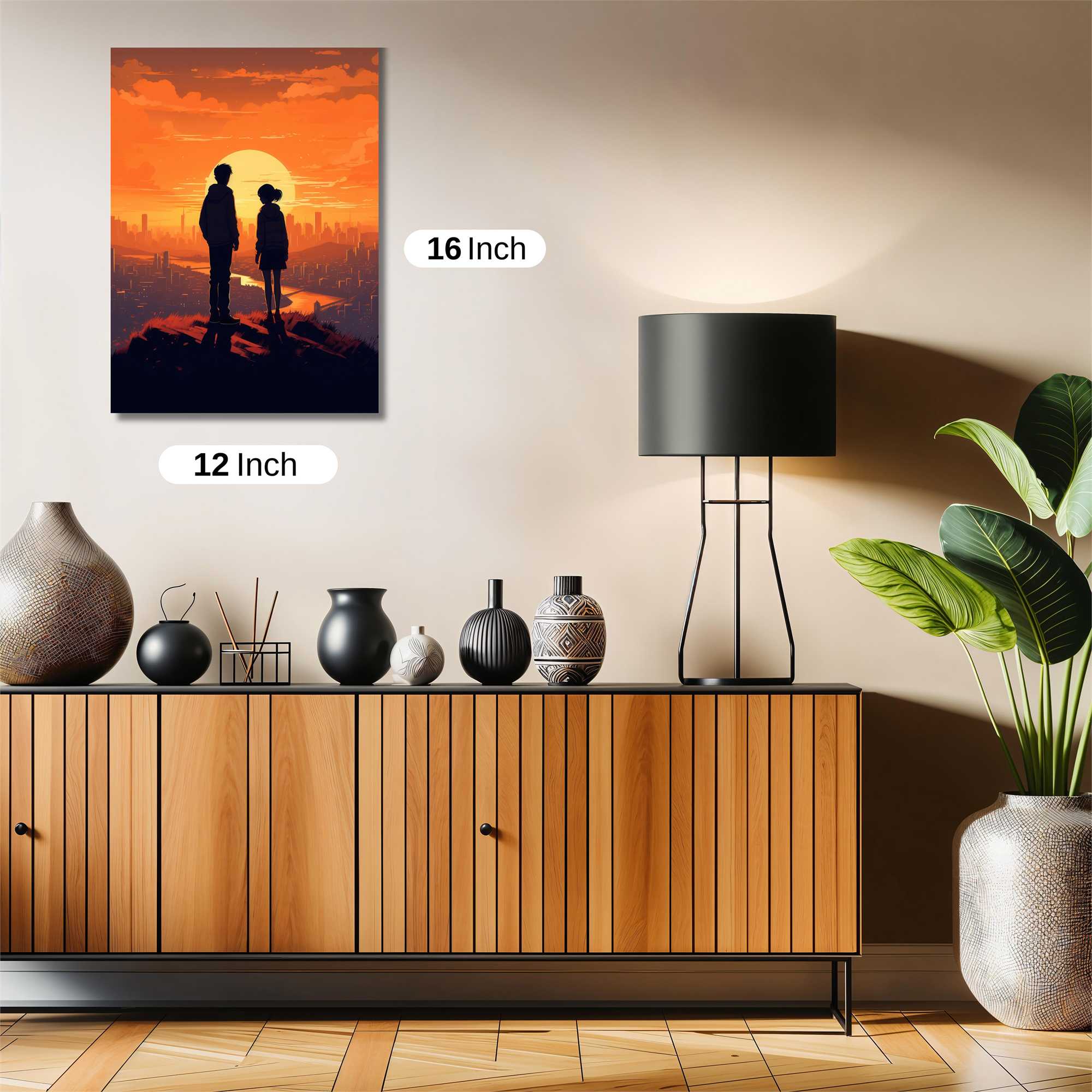 Sunset Serenity Safe Wall Magnetic / M