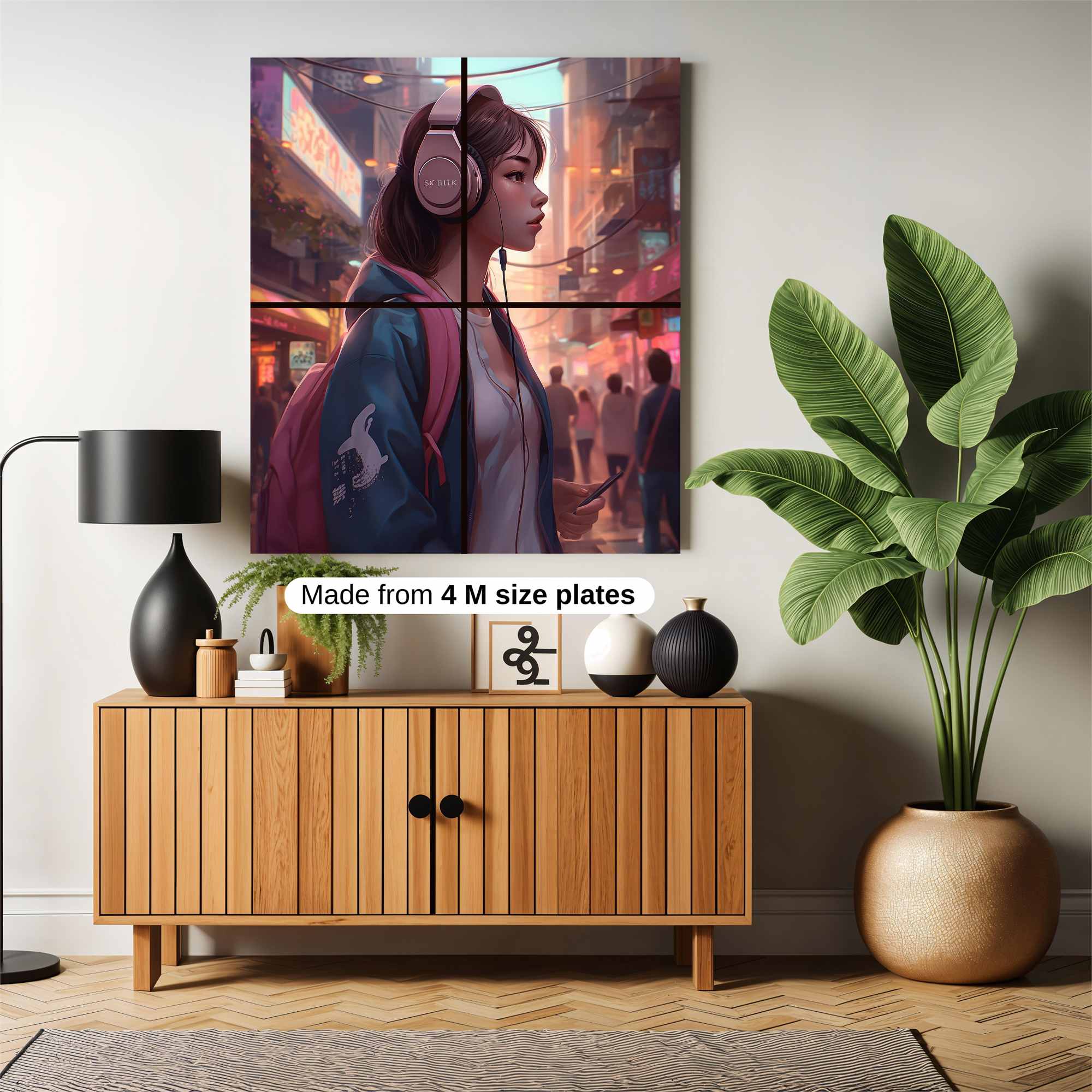 Neon Solitude Safe Wall Magnetic / M