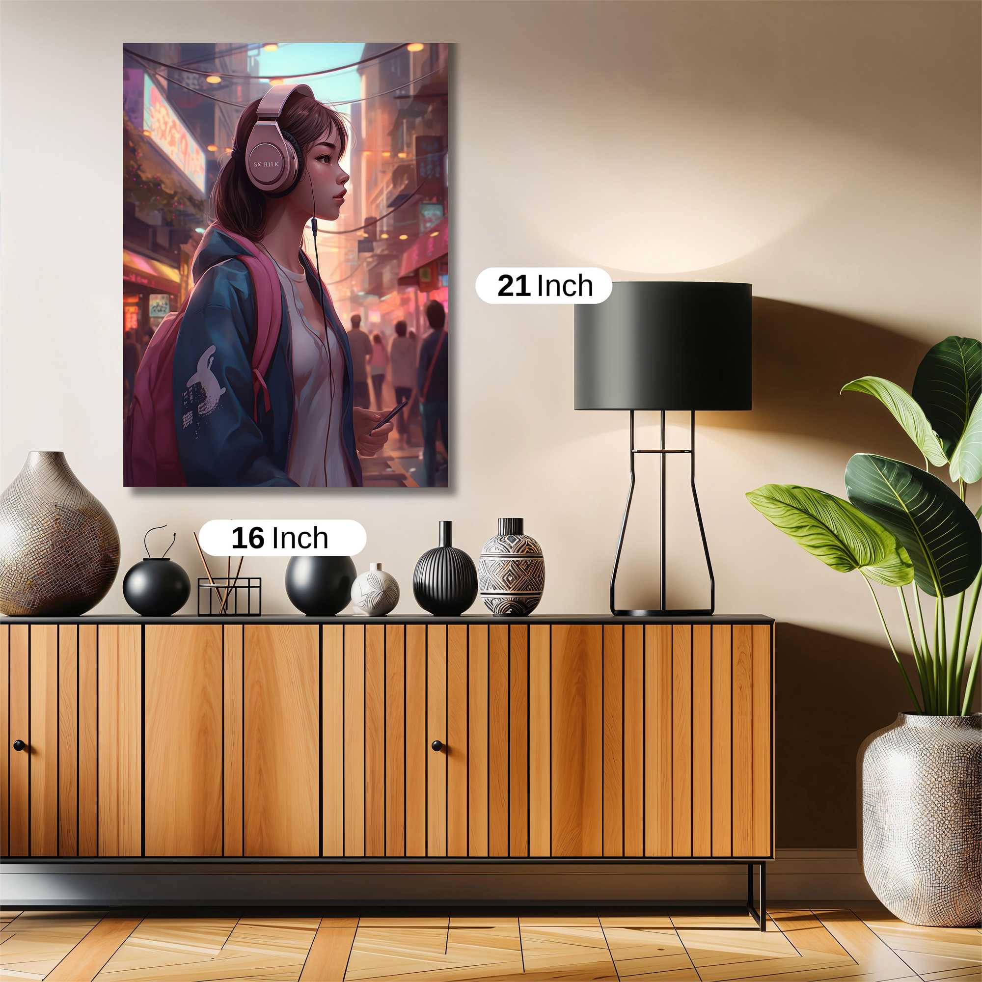 Neon Solitude Safe Wall Magnetic / M