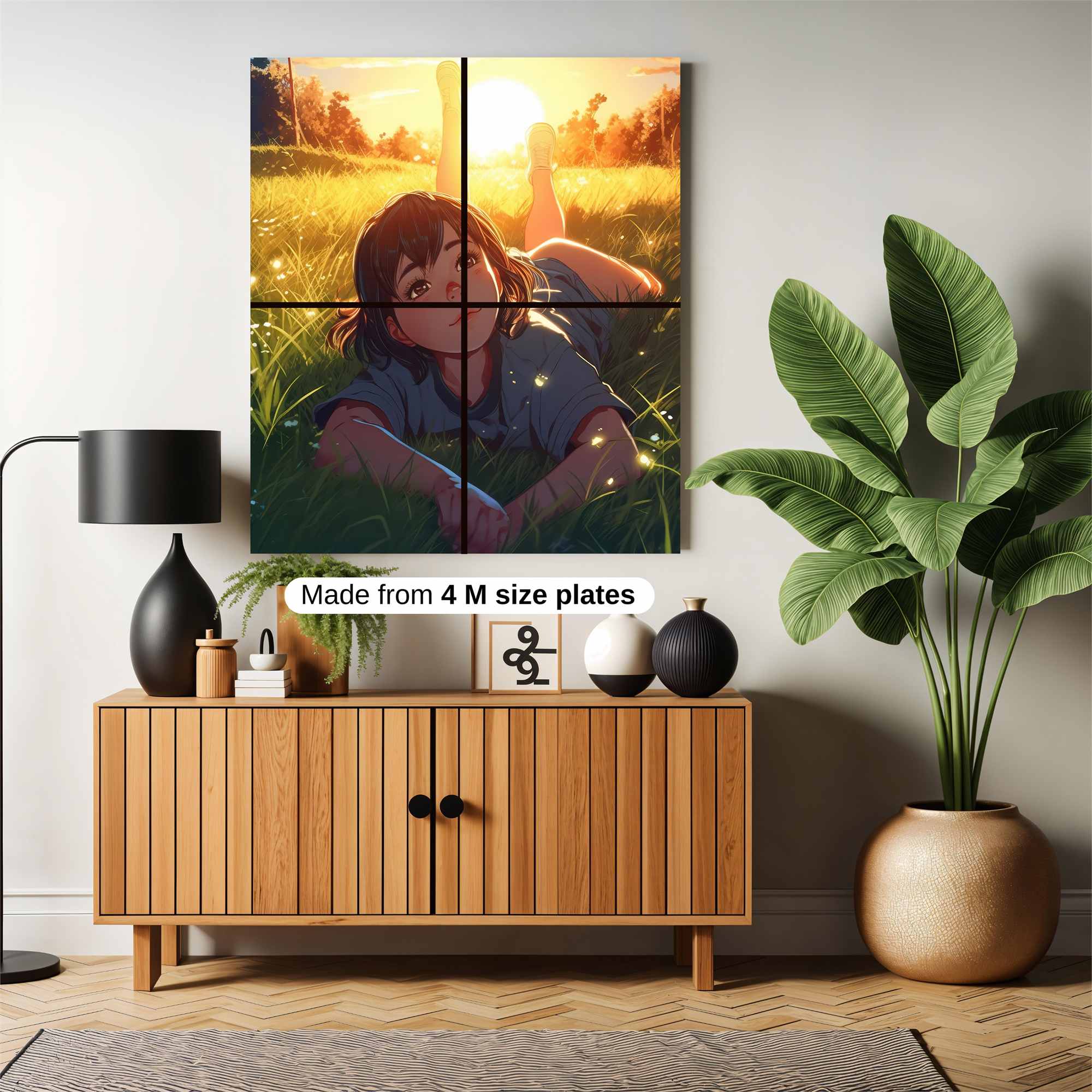 Sunset Serenity Safe Wall Magnetic / M