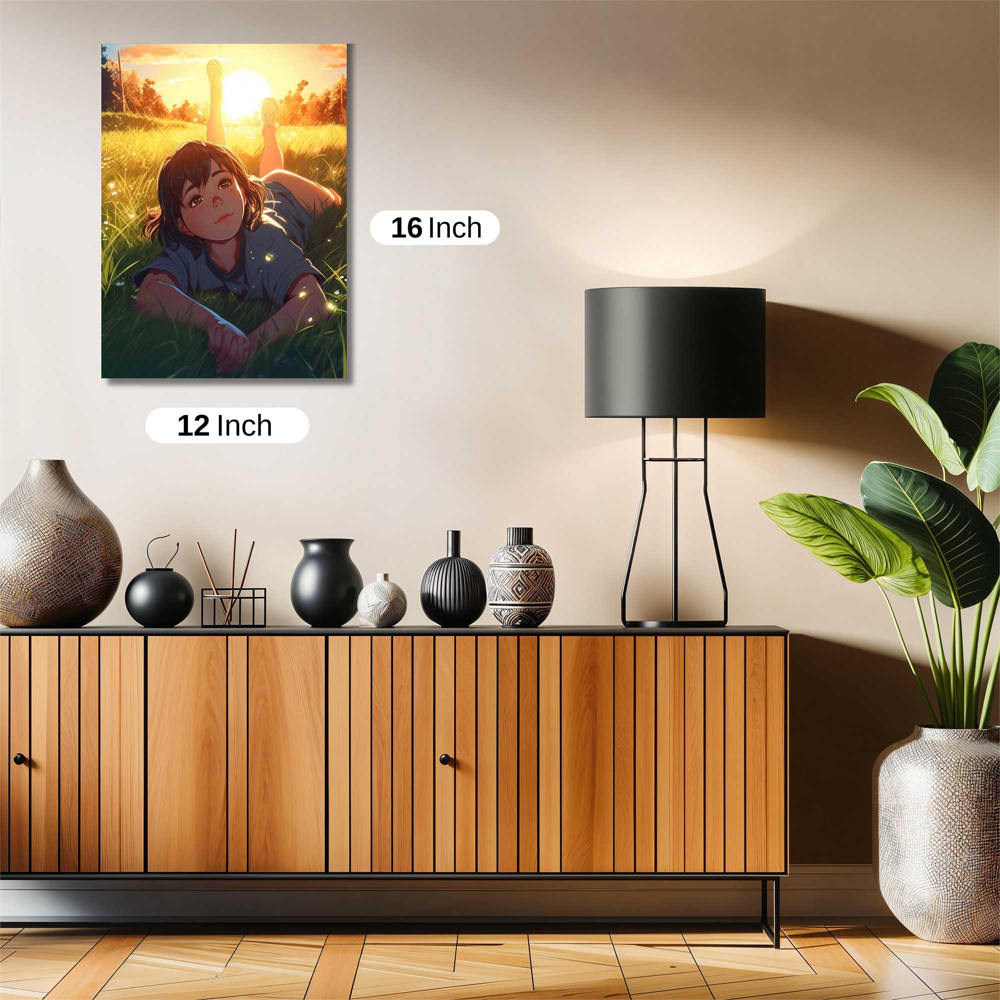 Sunset Serenity Safe Wall Magnetic / M