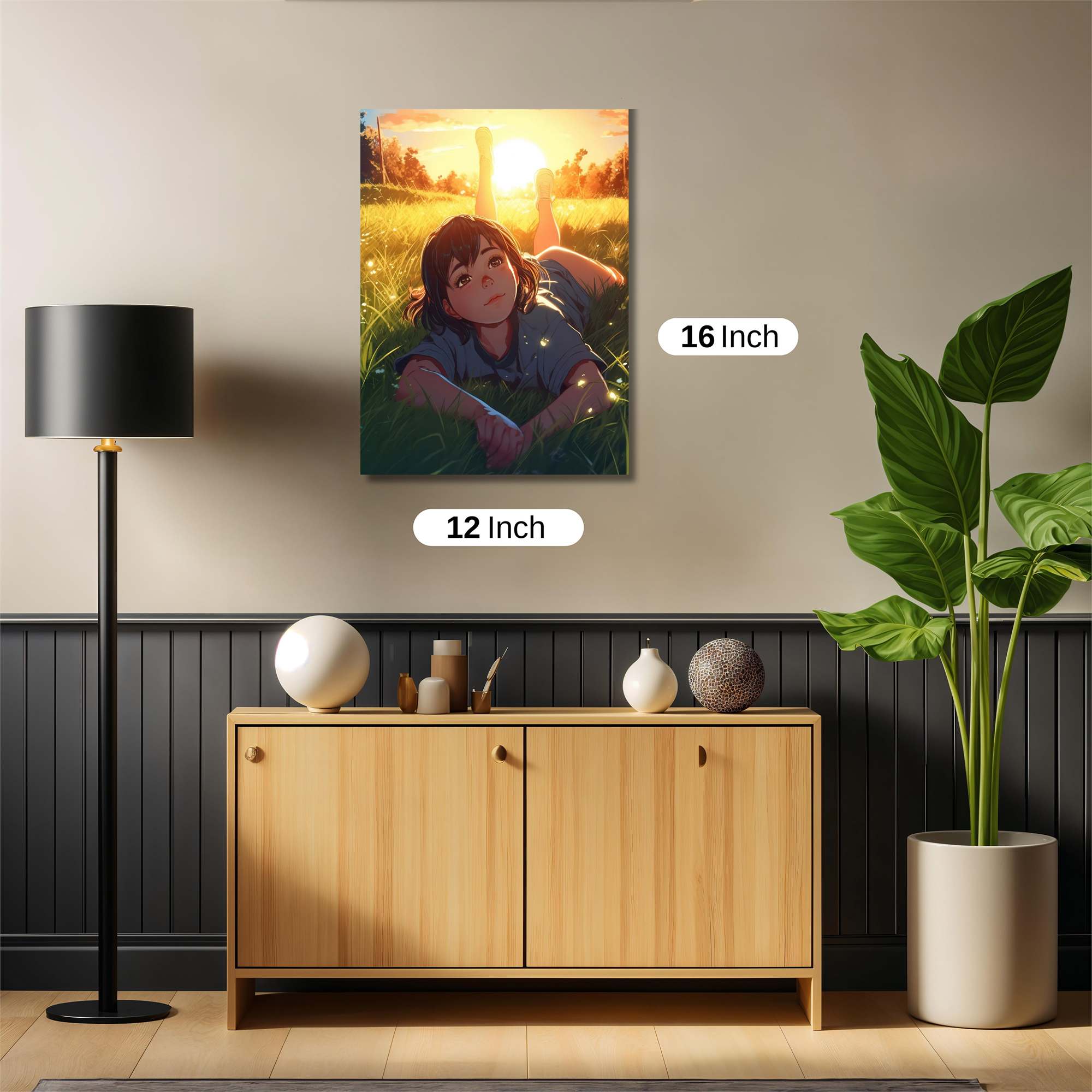Sunset Serenity Safe Wall Magnetic / M