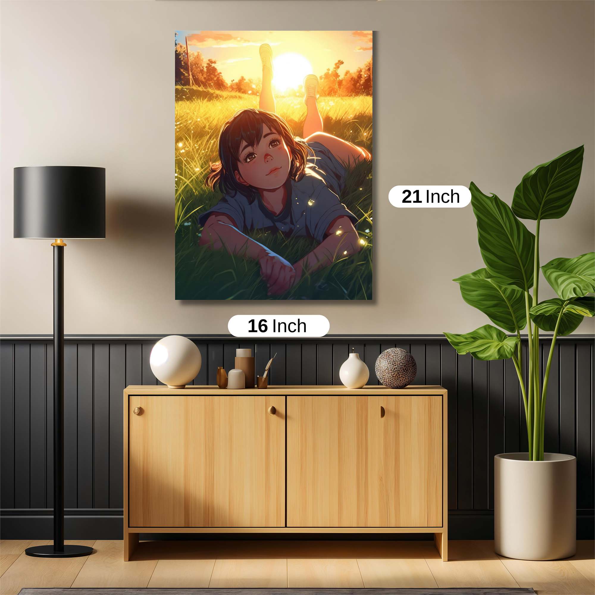 Sunset Serenity Safe Wall Magnetic / M