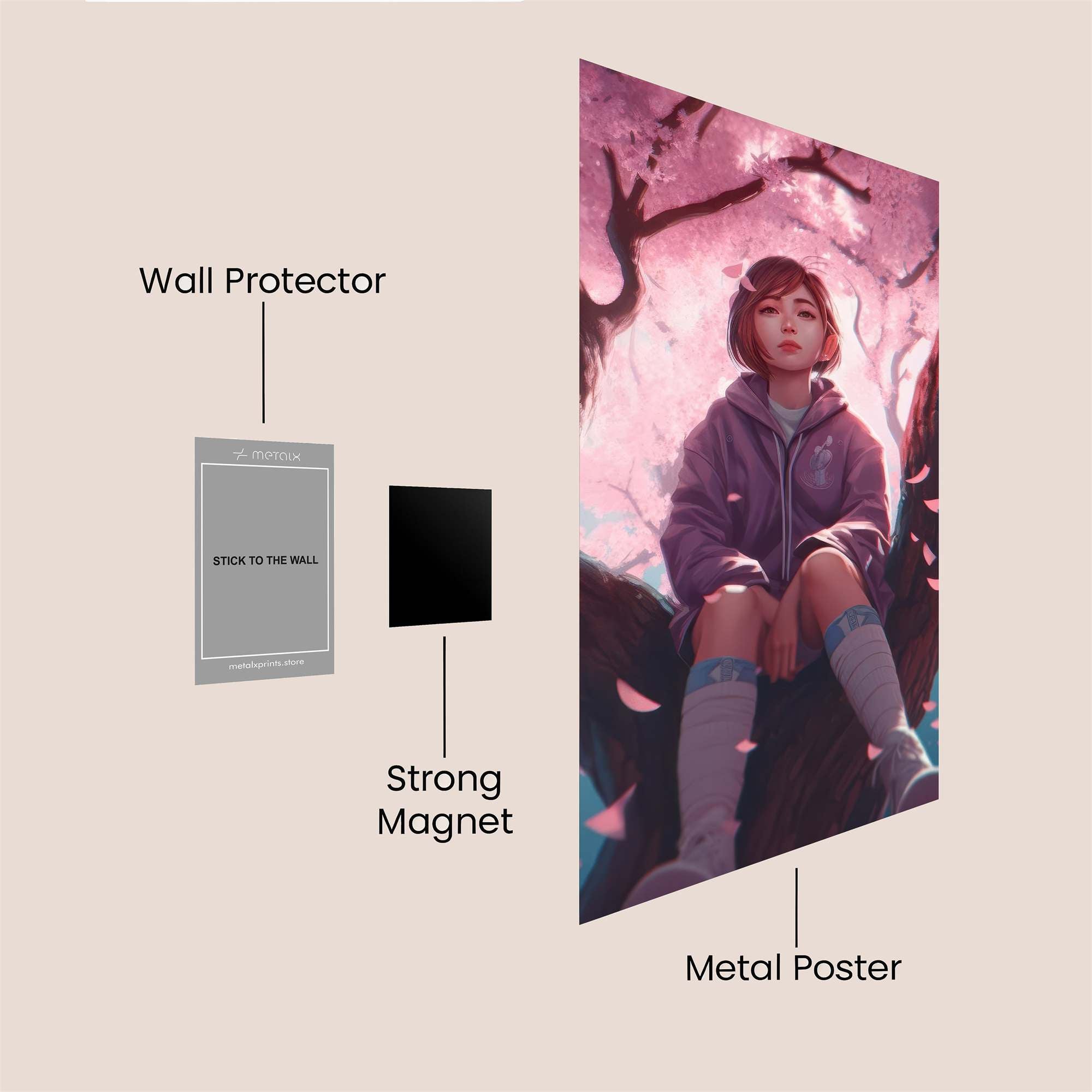 Blossom Serenity Safe Wall Magnetic / M