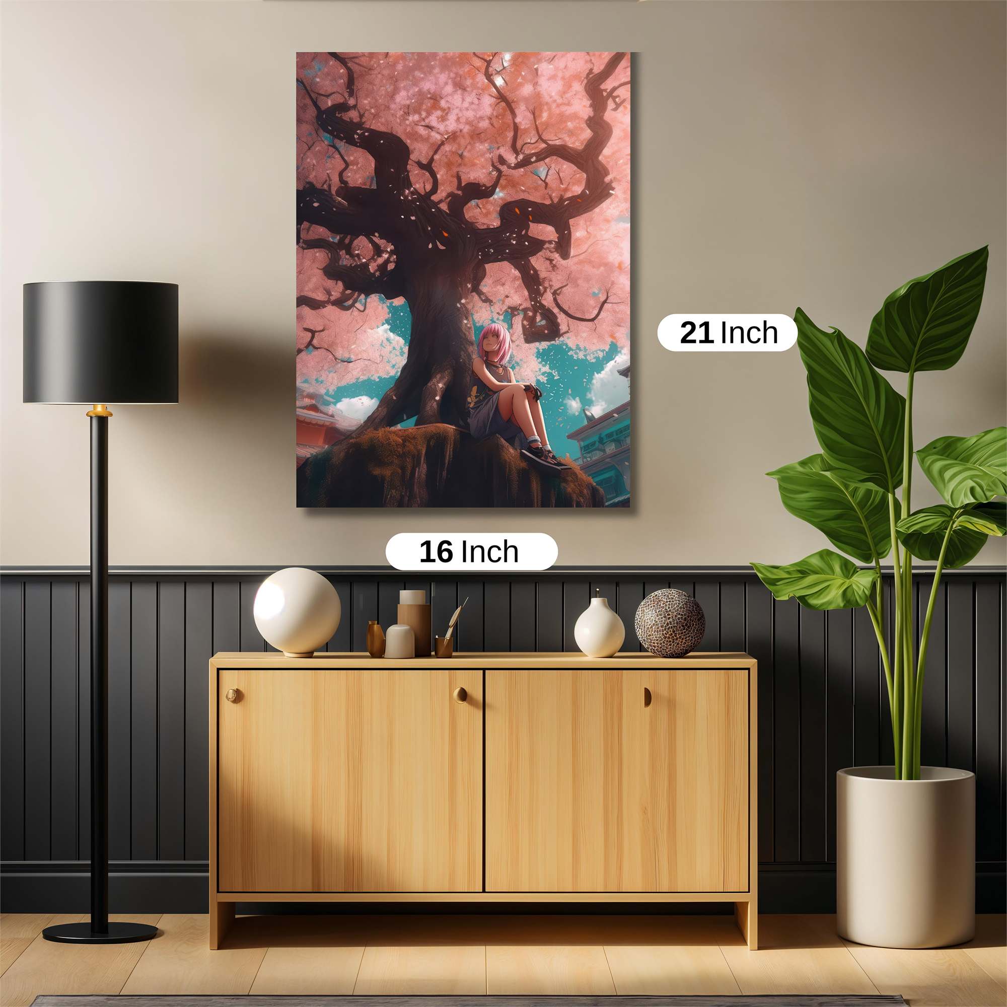 Sakura Serenity Safe Wall Magnetic / M