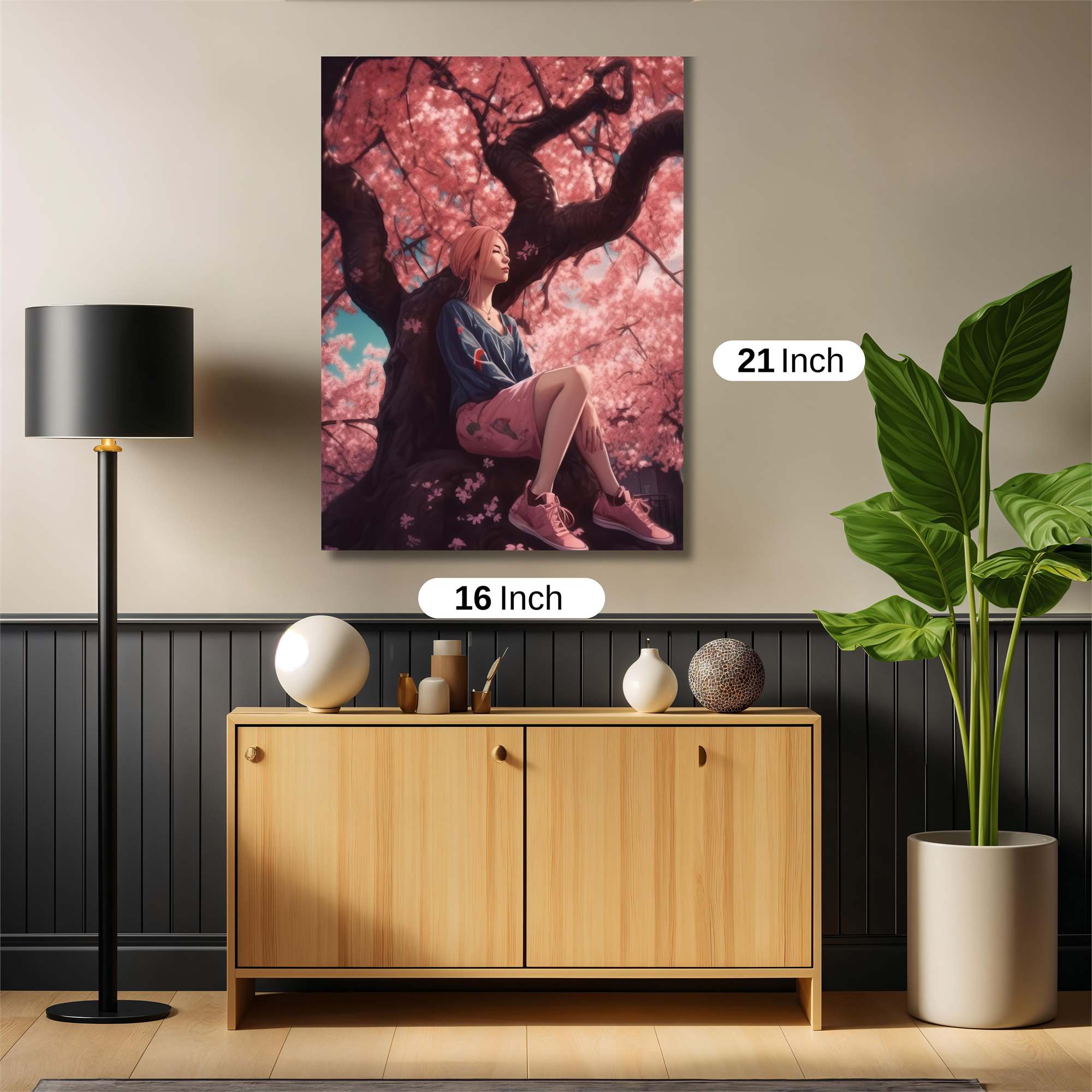 Sakura Serenity Safe Wall Magnetic / M