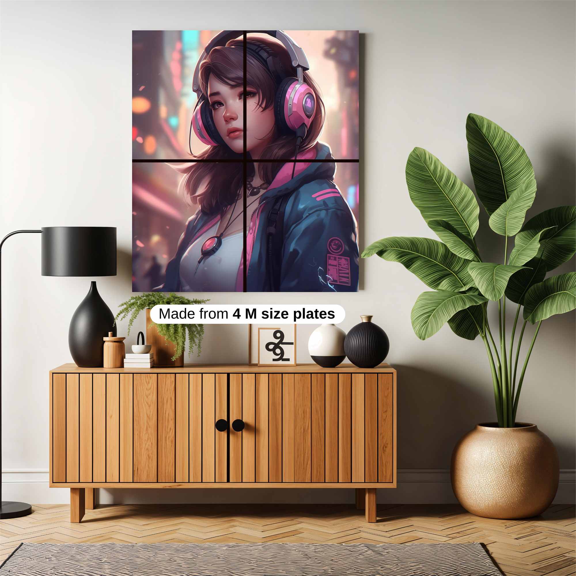 Cyber Serenity Safe Wall Magnetic / M