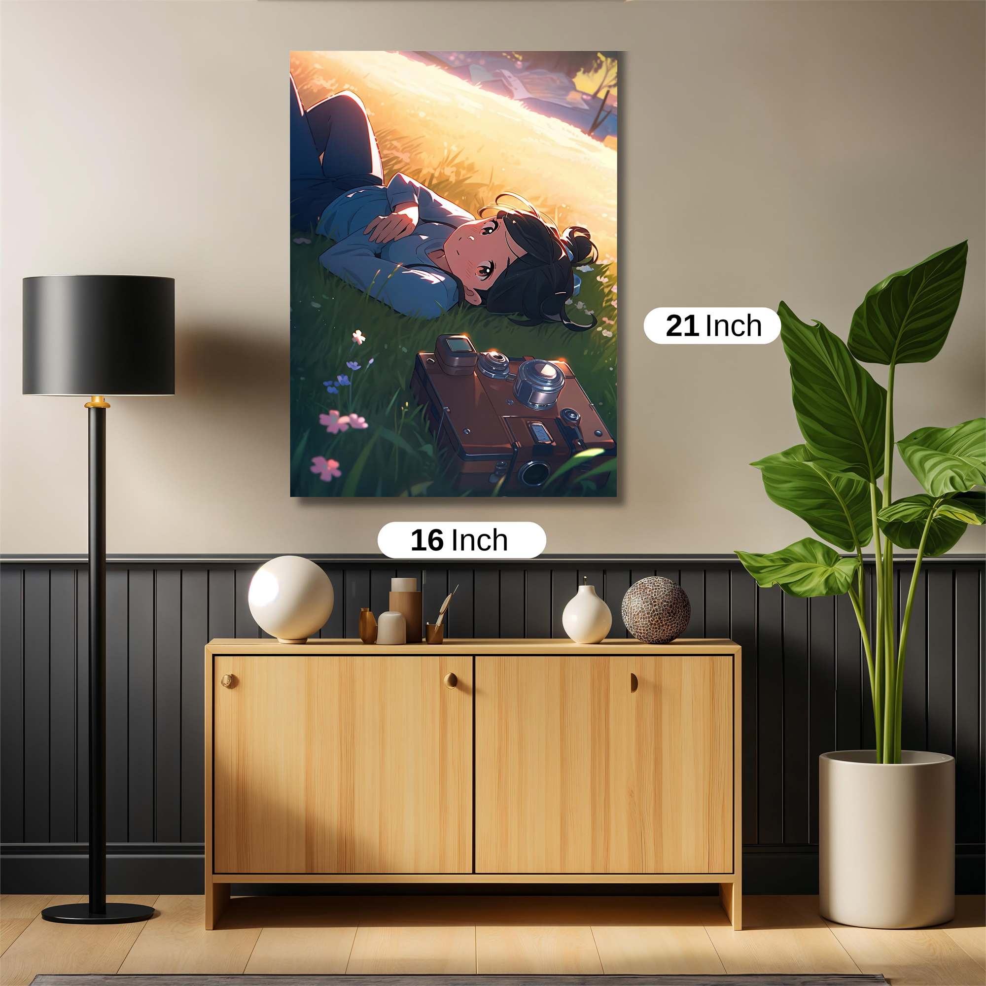Sunset Serenity Safe Wall Magnetic / M