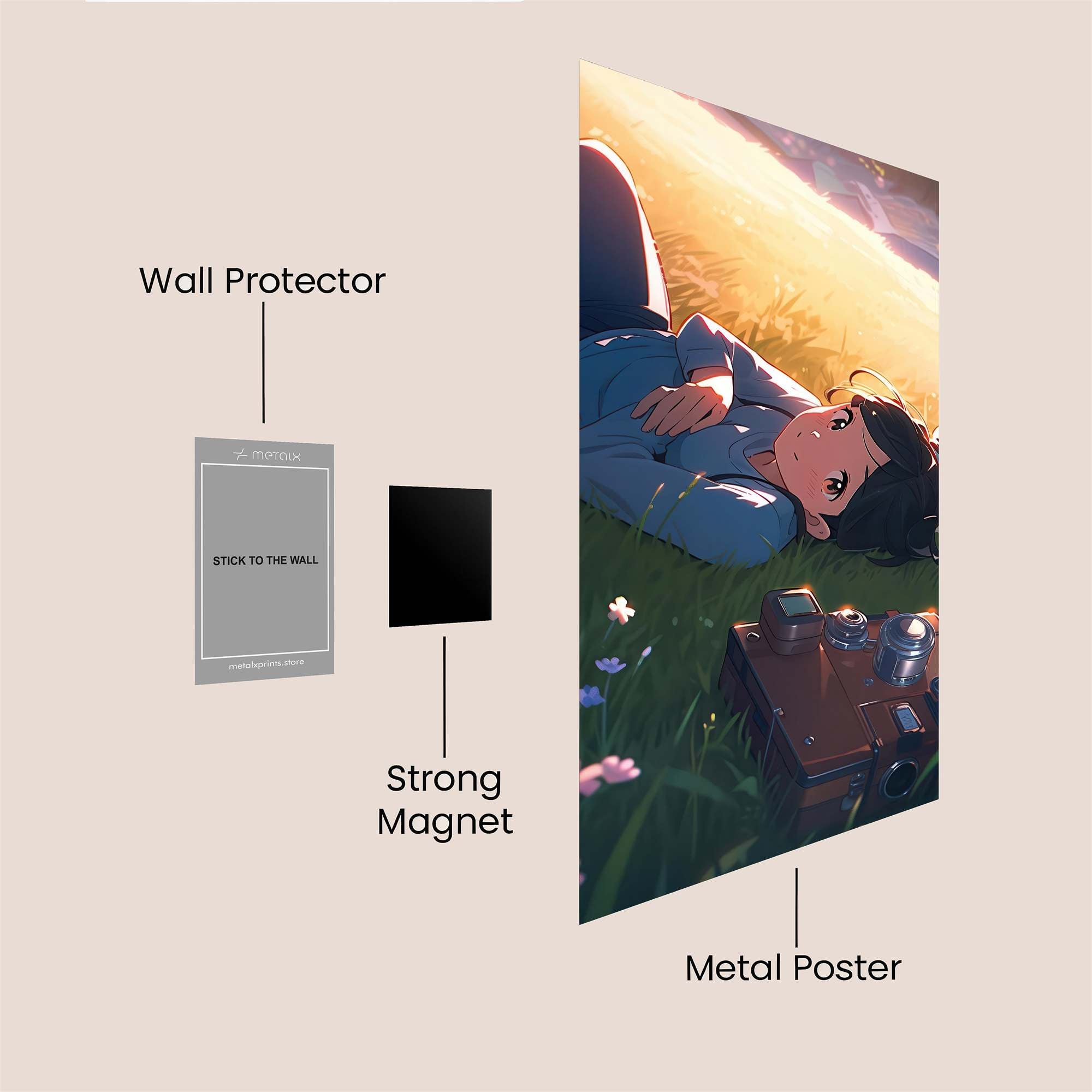 Sunset Serenity Safe Wall Magnetic / M