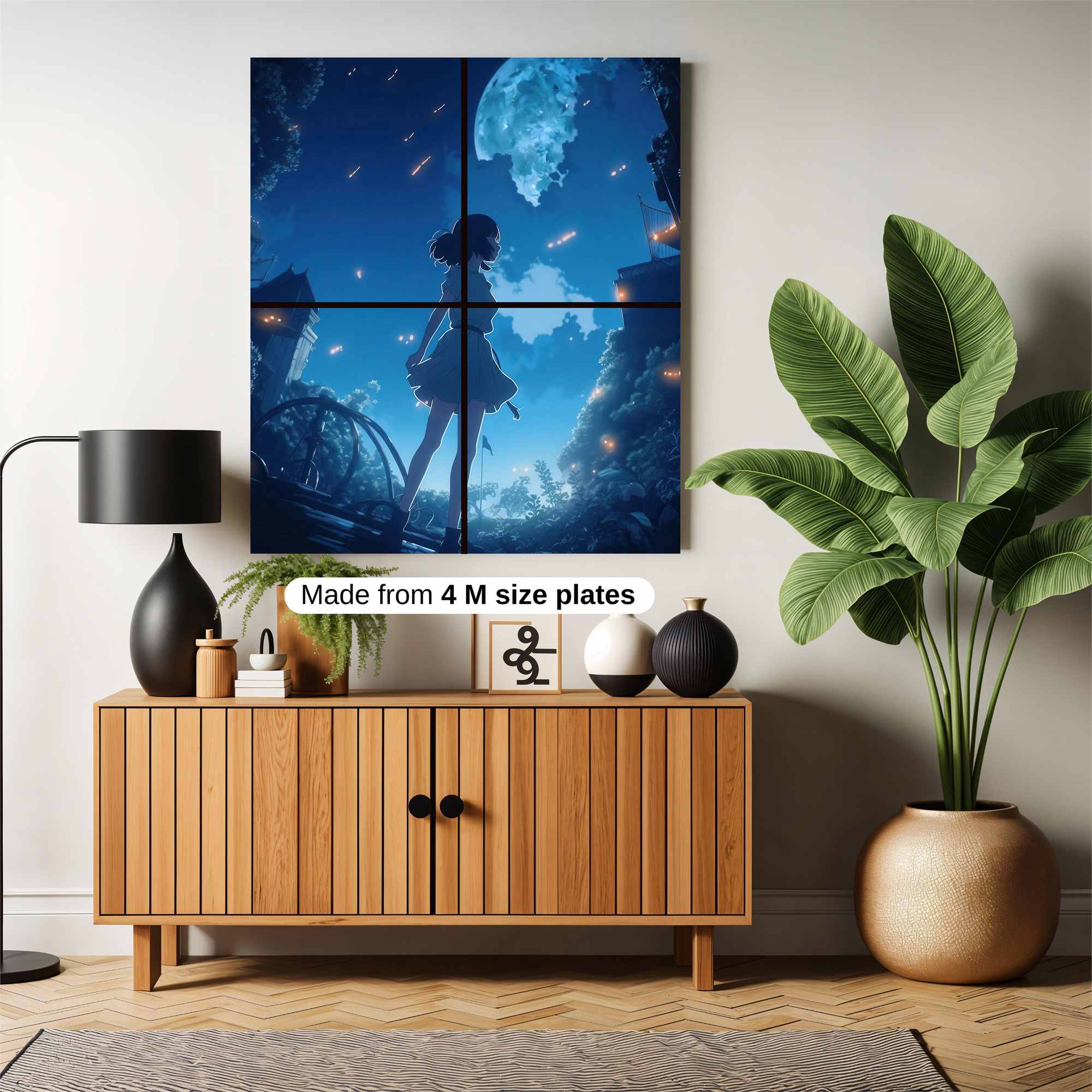 Moonlit Serenity Safe Wall Magnetic / M