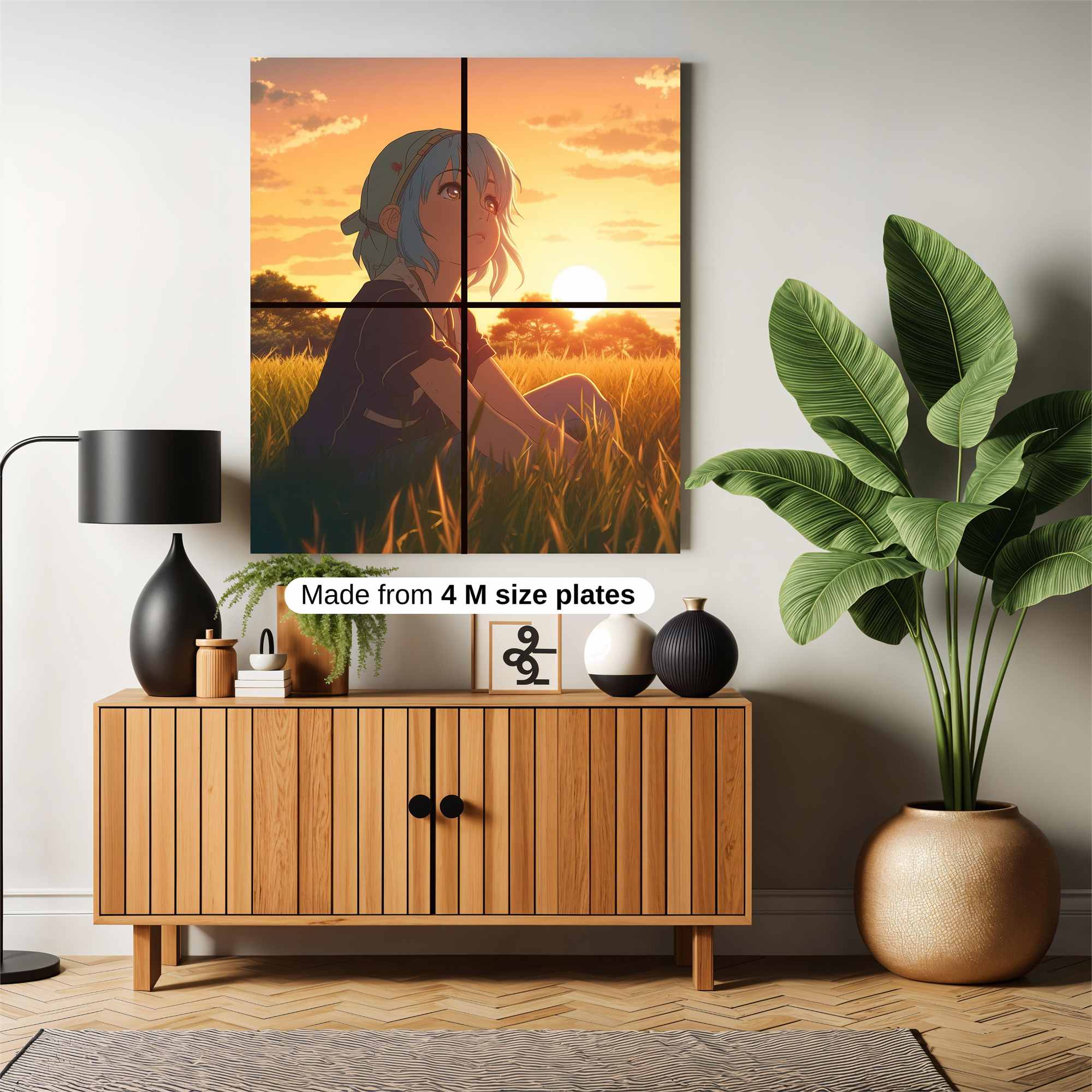 Sunset Serenity Safe Wall Magnetic / M