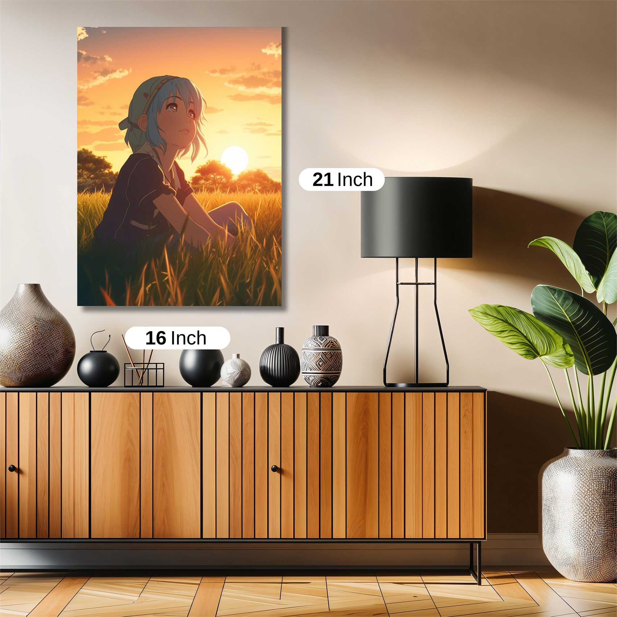 Sunset Serenity Safe Wall Magnetic / M