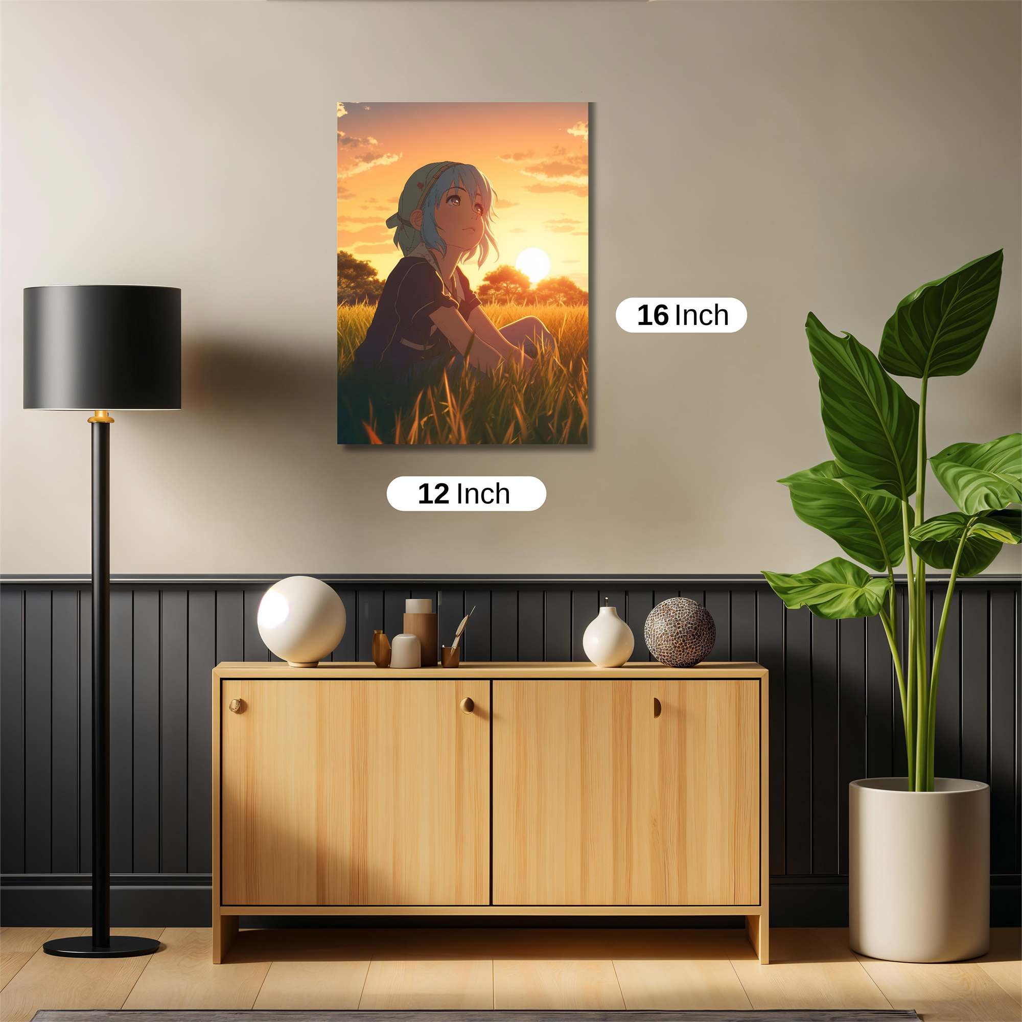 Sunset Serenity Safe Wall Magnetic / M