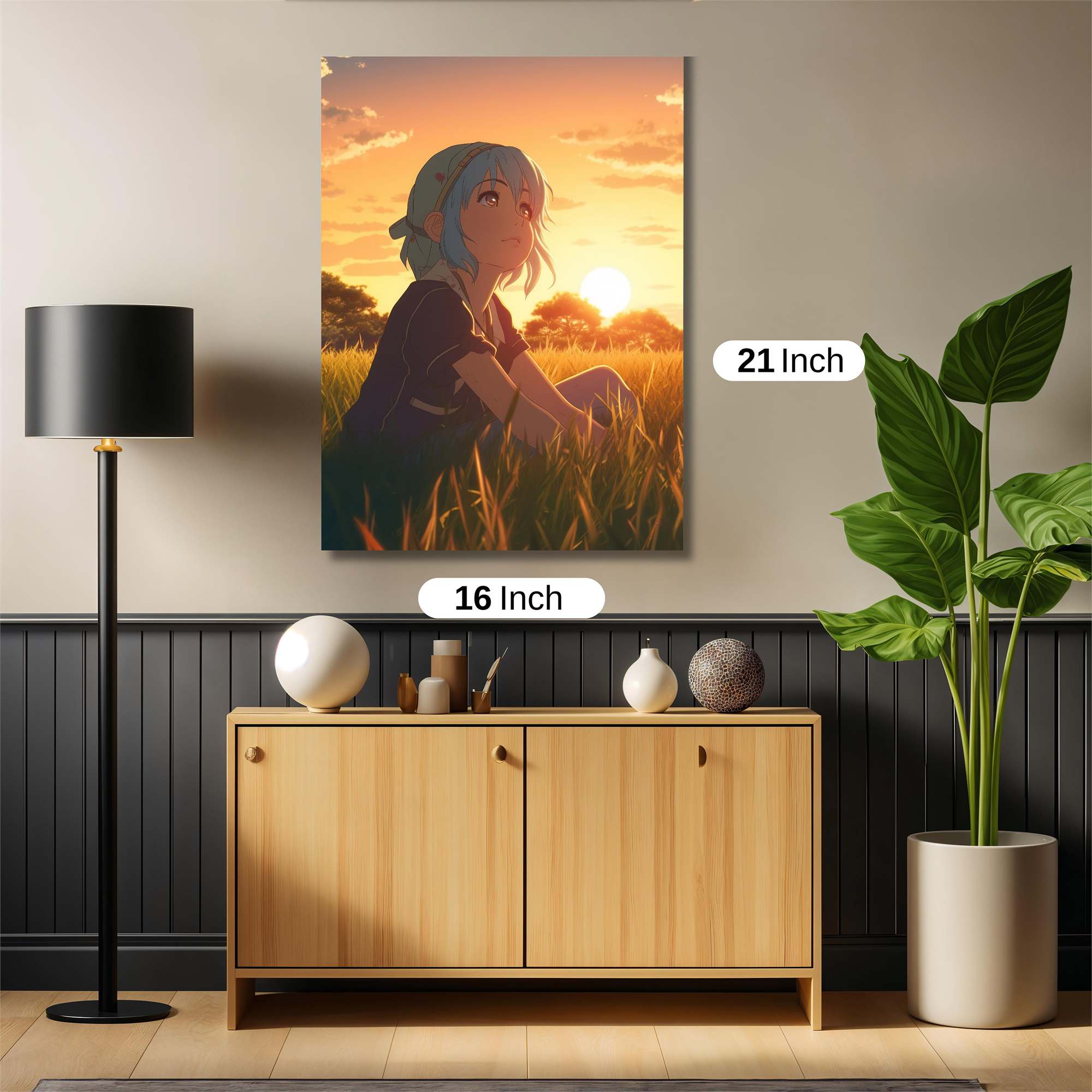 Sunset Serenity Safe Wall Magnetic / M