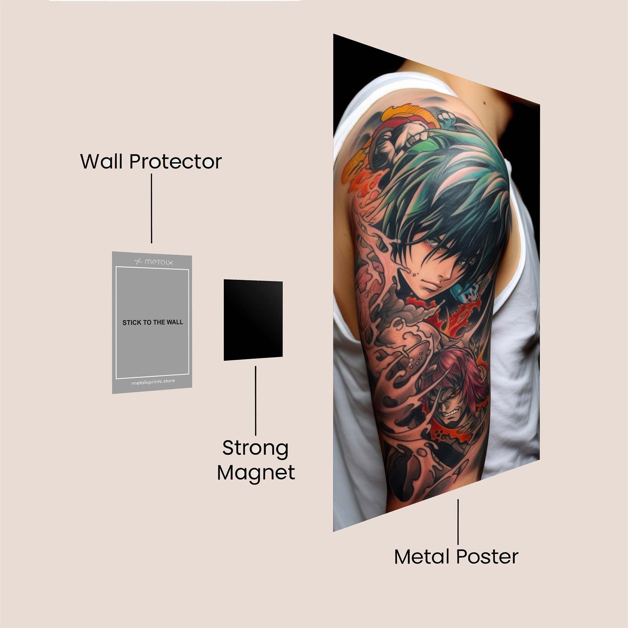 Anime Serenity Safe Wall Magnetic / M