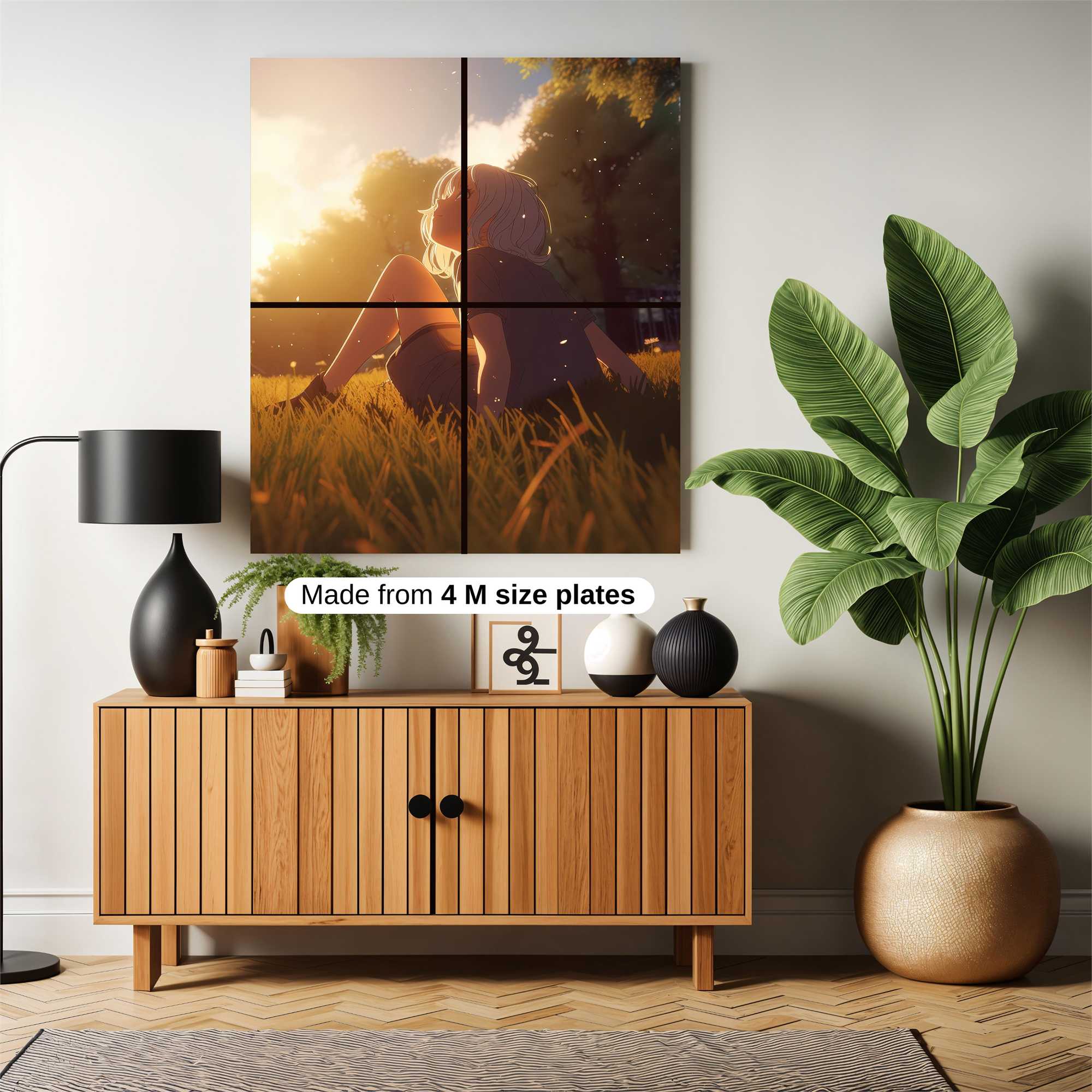 Sunlit Serenity Safe Wall Magnetic / M