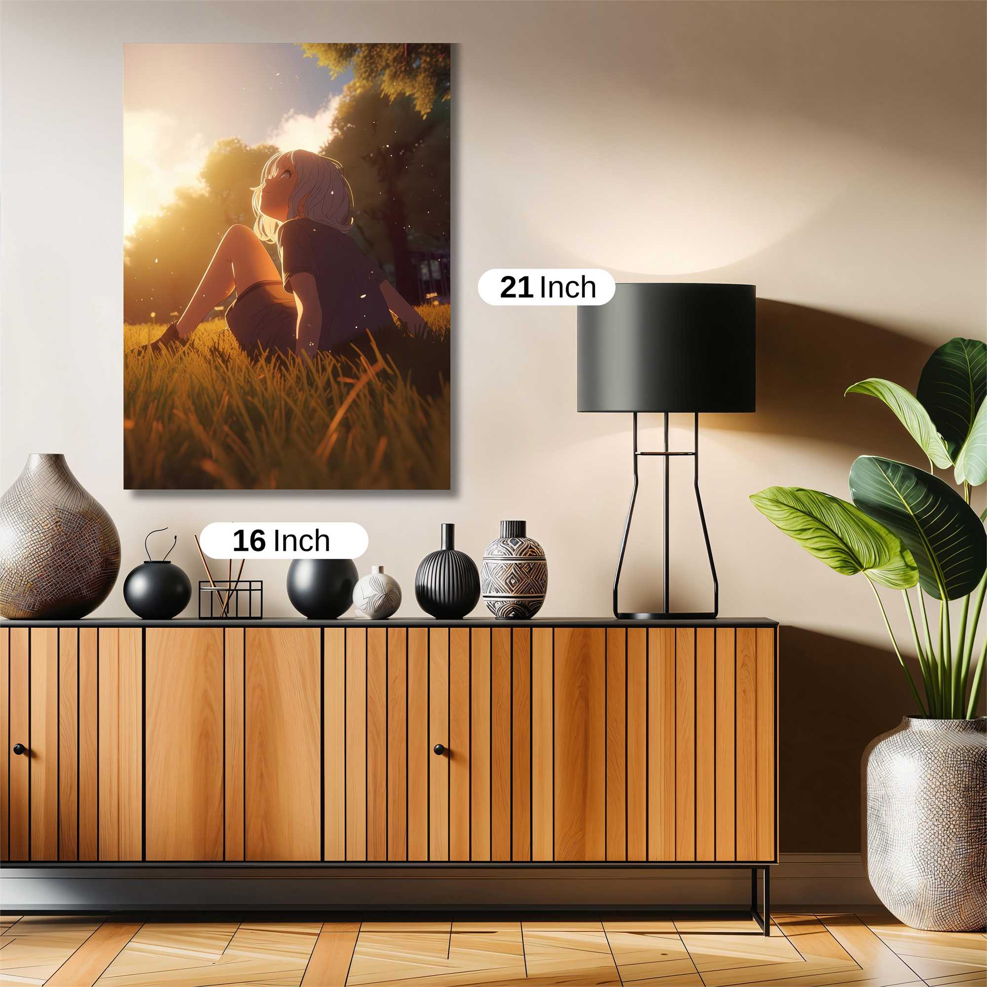 Sunlit Serenity Safe Wall Magnetic / M