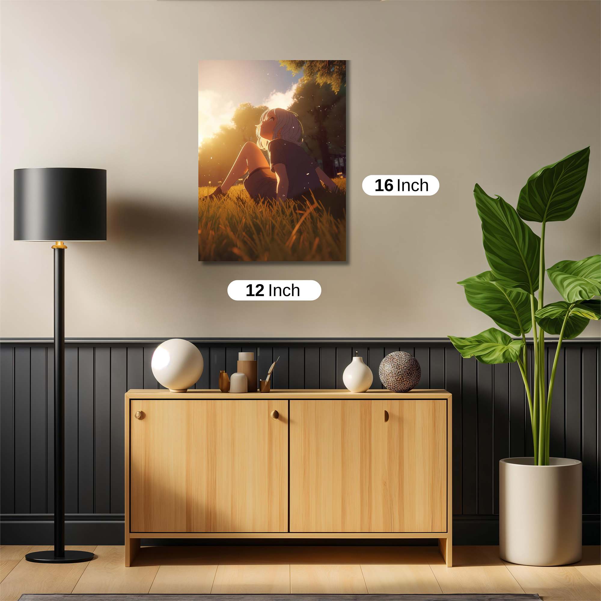 Sunlit Serenity Safe Wall Magnetic / M