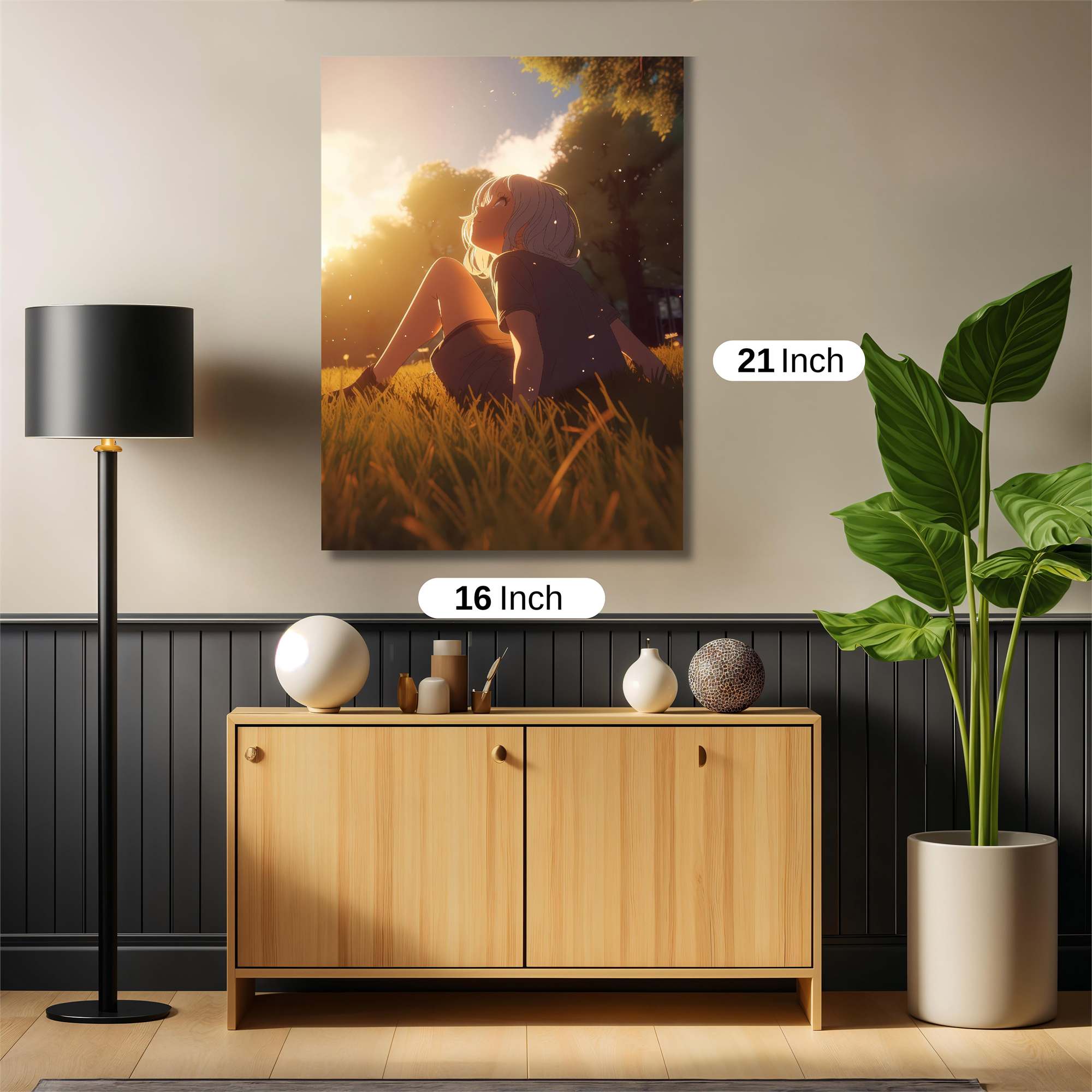 Sunlit Serenity Safe Wall Magnetic / M