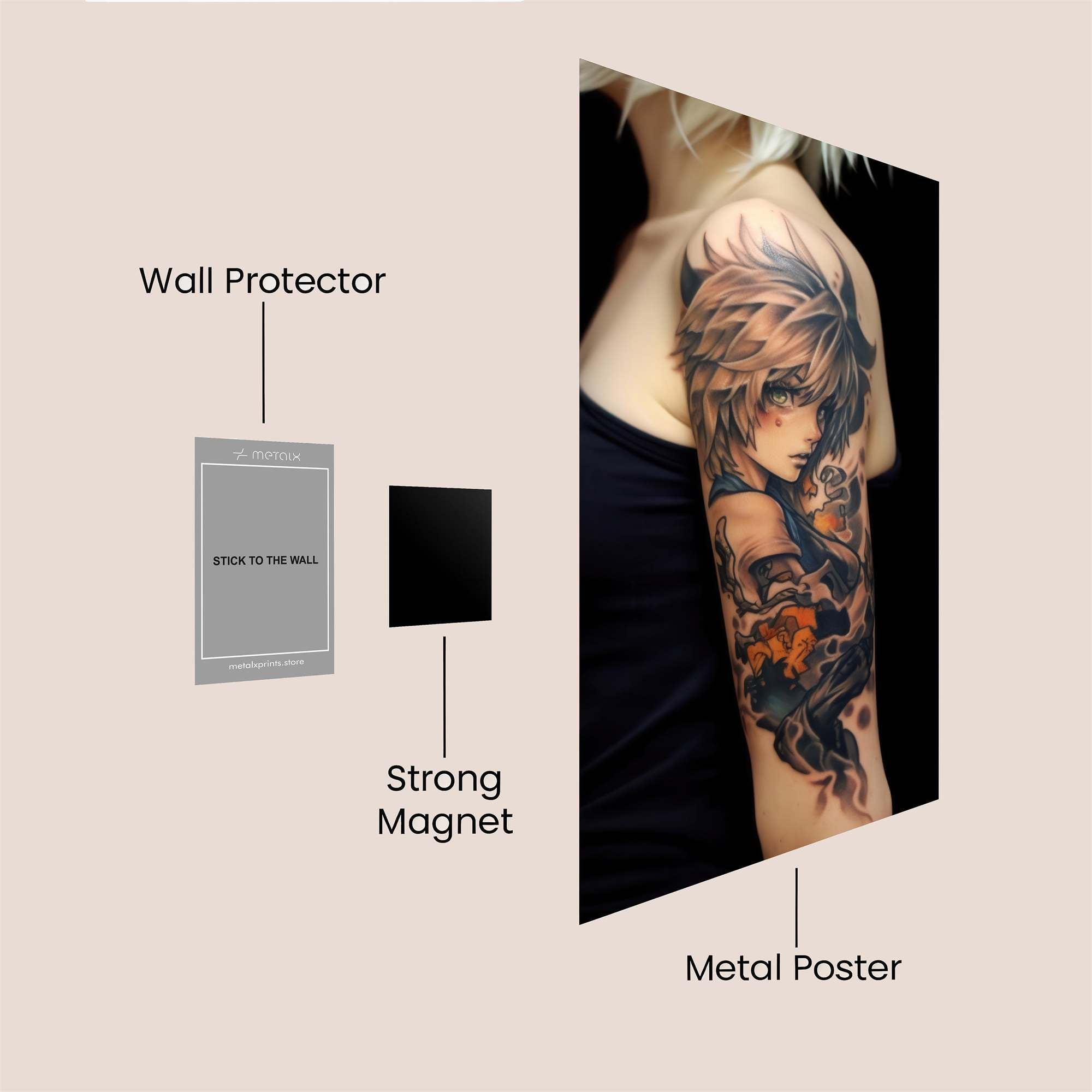 Cloud Melancholy Safe Wall Magnetic / M