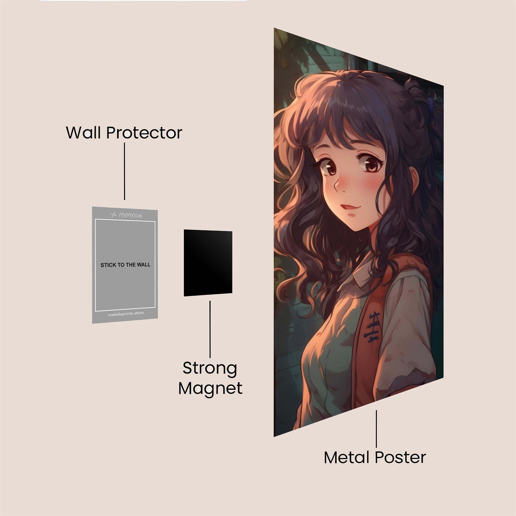 Sunset Serenity Safe Wall Magnetic / M