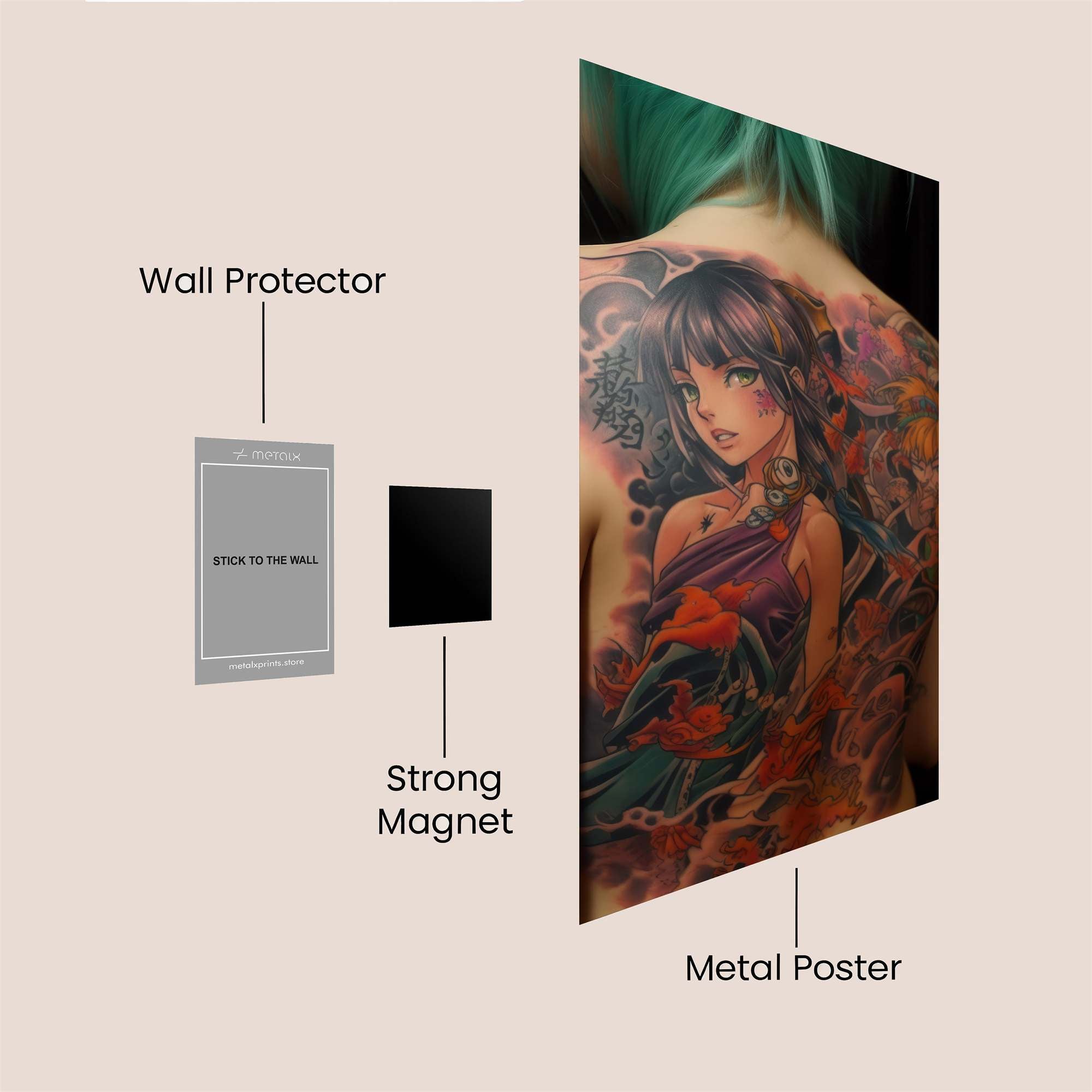 Anime Enchantment Safe Wall Magnetic / M