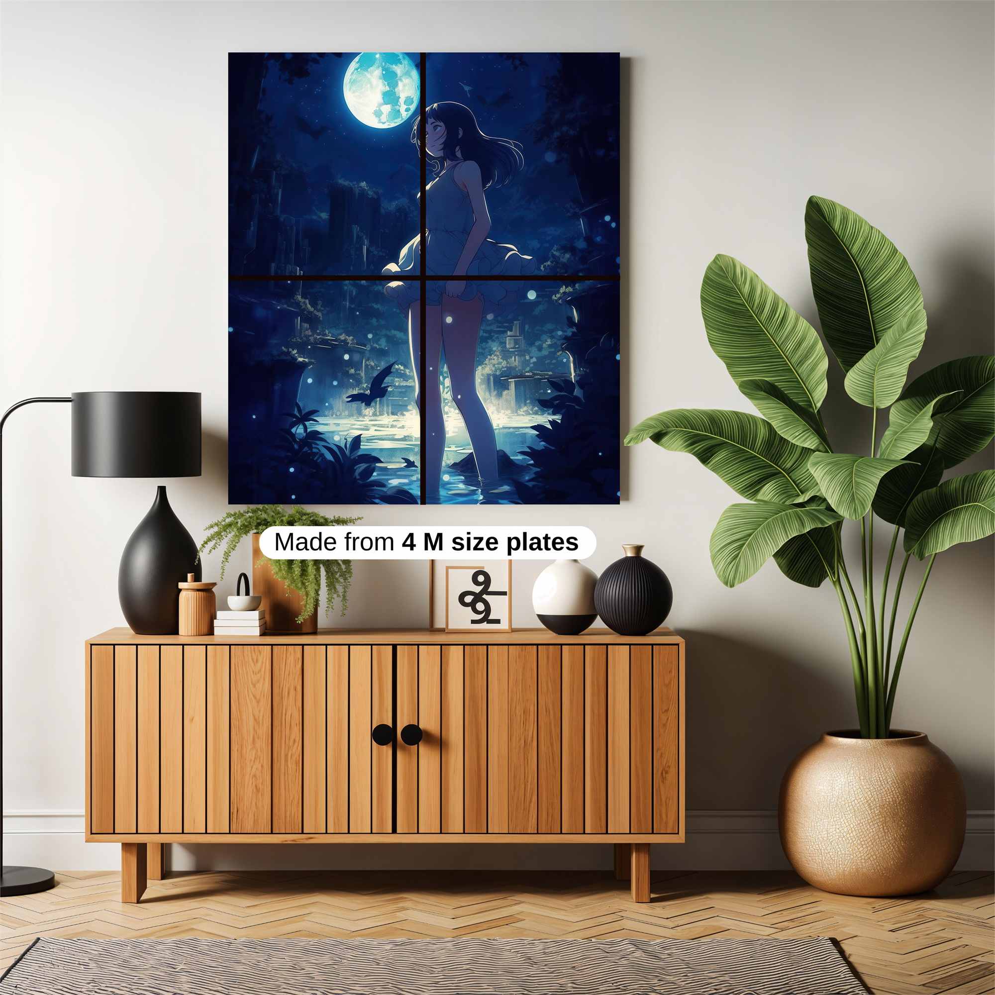 Moonlit Serenity Safe Wall Magnetic / M