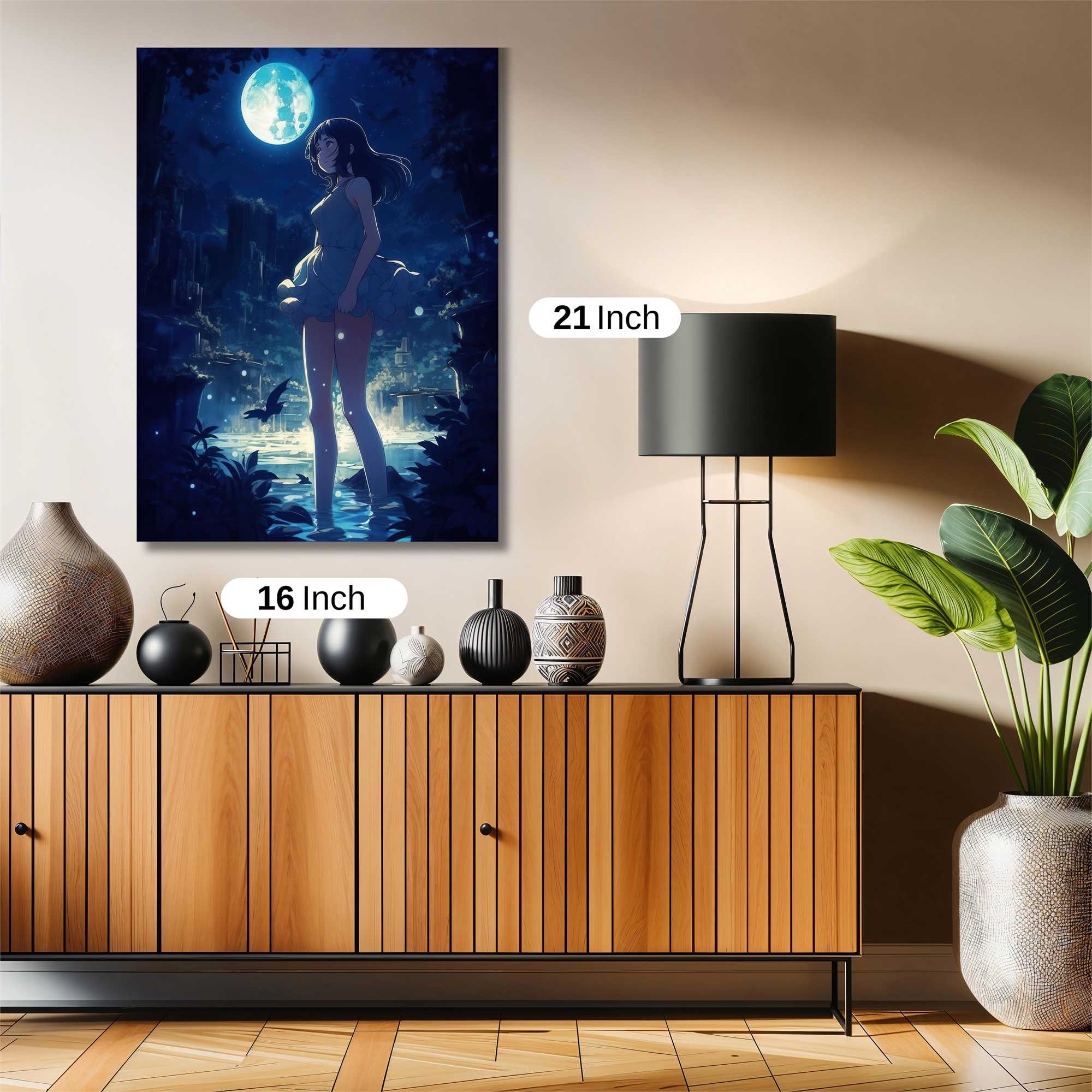 Moonlit Serenity Safe Wall Magnetic / M