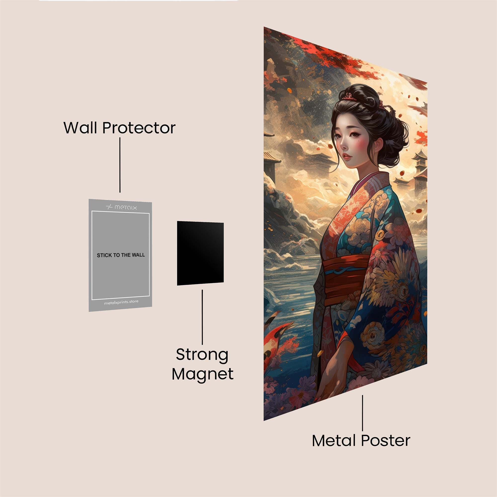 Moonlit Serenity Safe Wall Magnetic / M