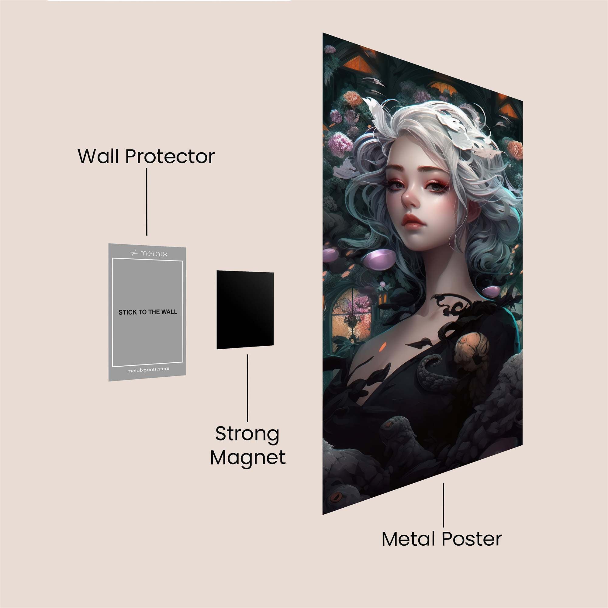 Enchanted Whimsy Safe Wall Magnetic / M