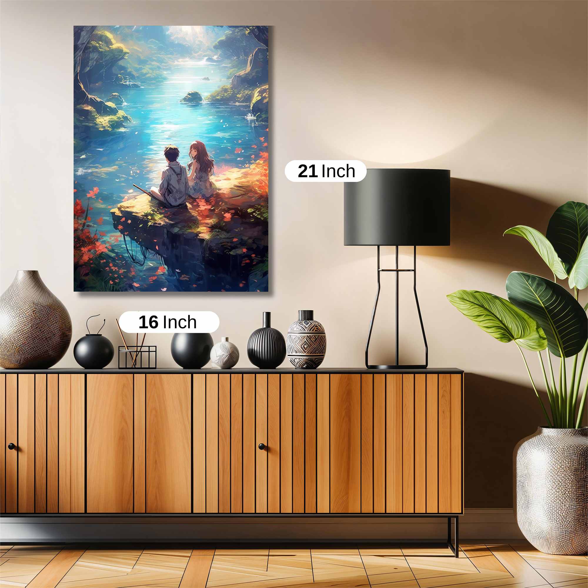 Lovers Tranquil Safe Wall Magnetic / M