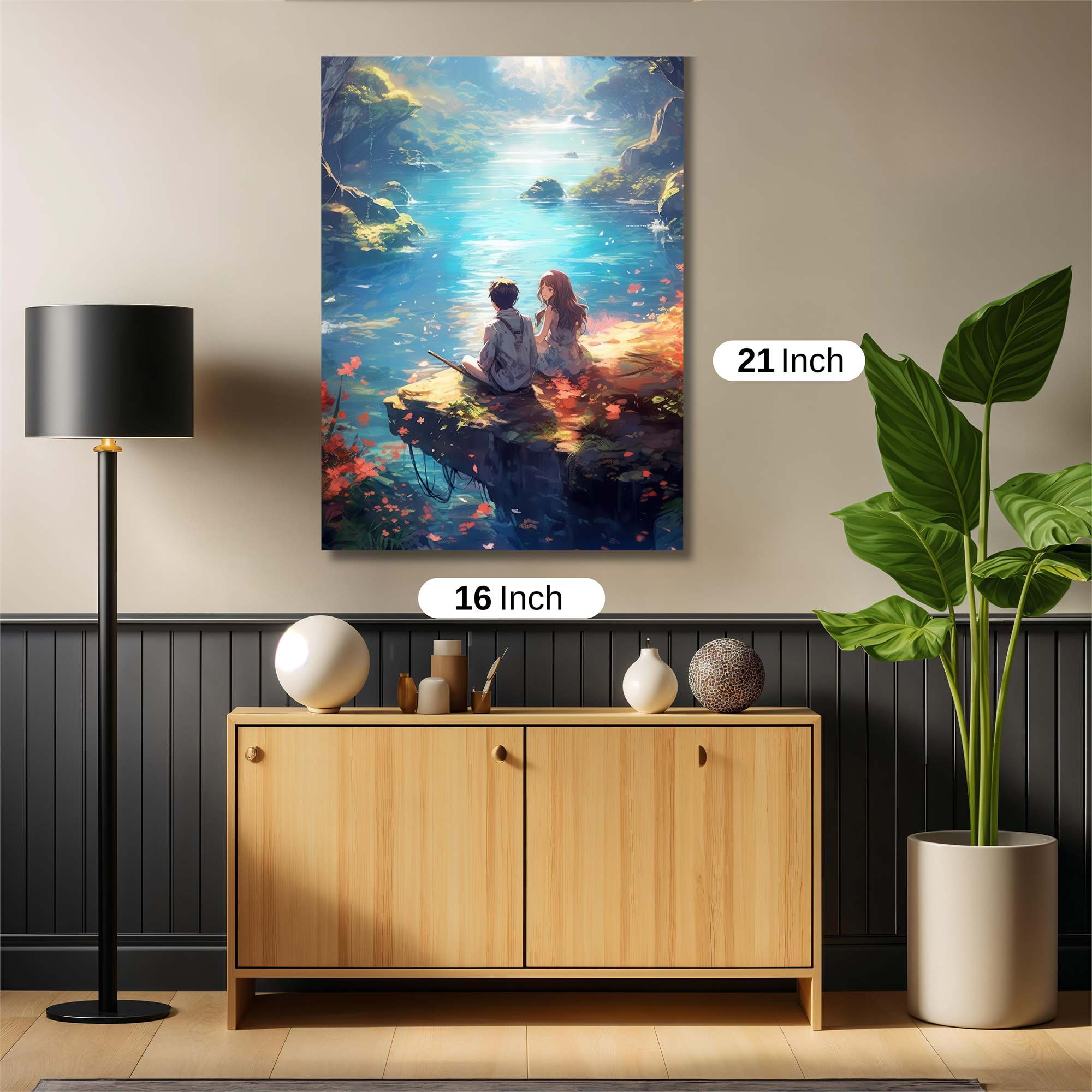 Lovers Tranquil Safe Wall Magnetic / M