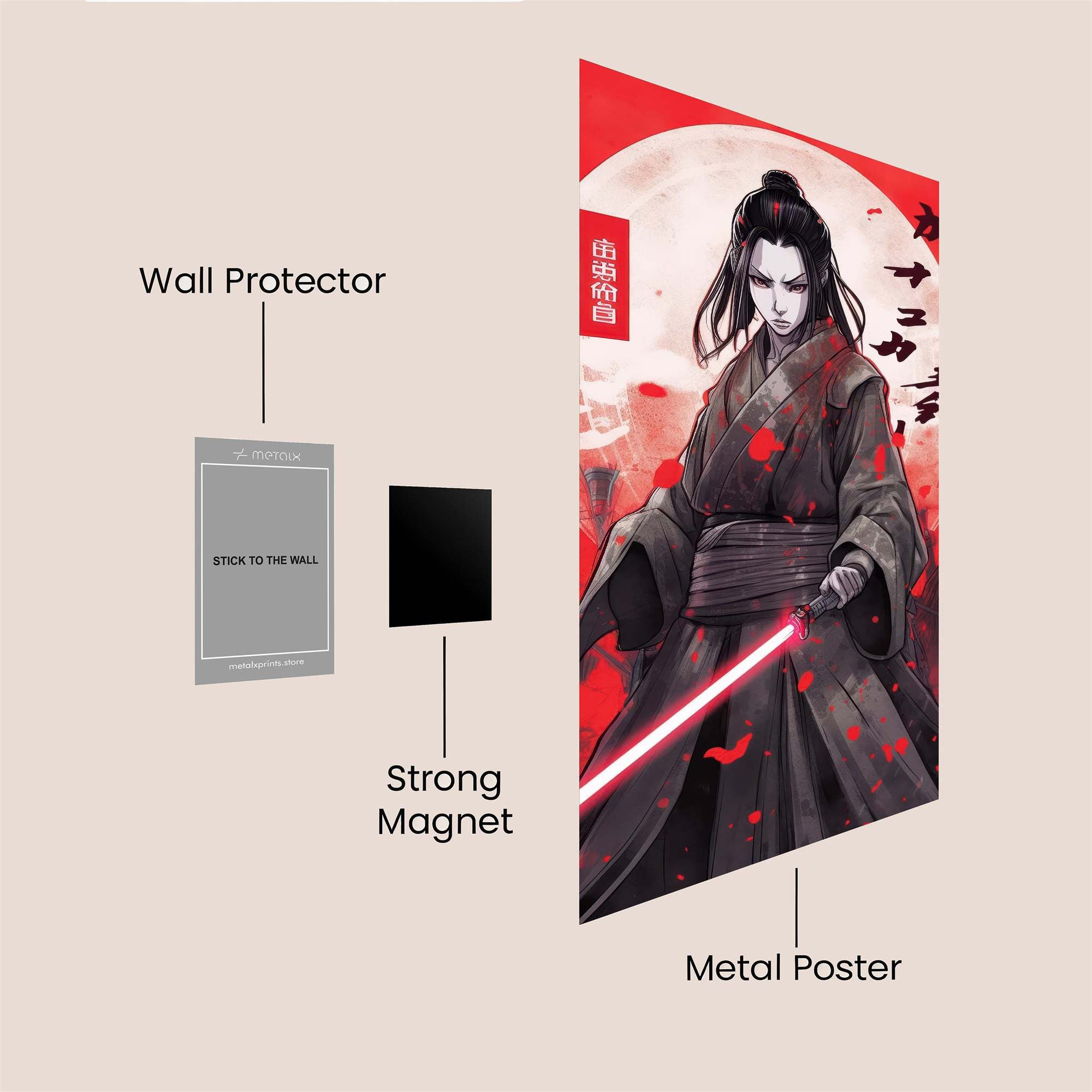 Samurai Serenity Safe Wall Magnetic / M