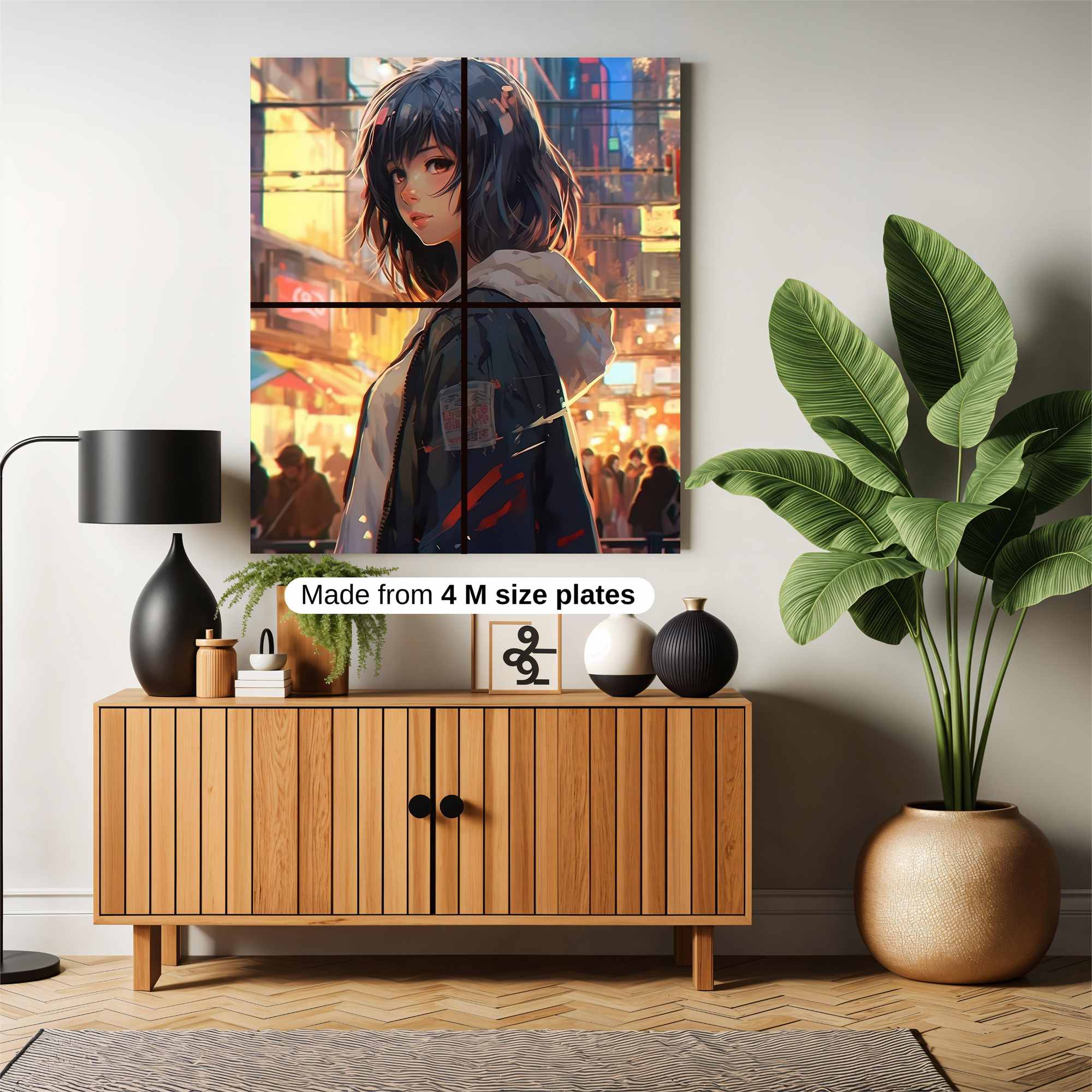 Neon Serenity Safe Wall Magnetic / M