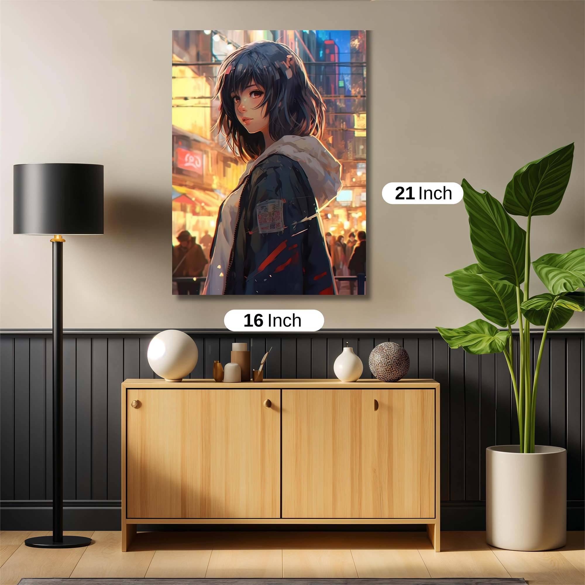 Neon Serenity Safe Wall Magnetic / M