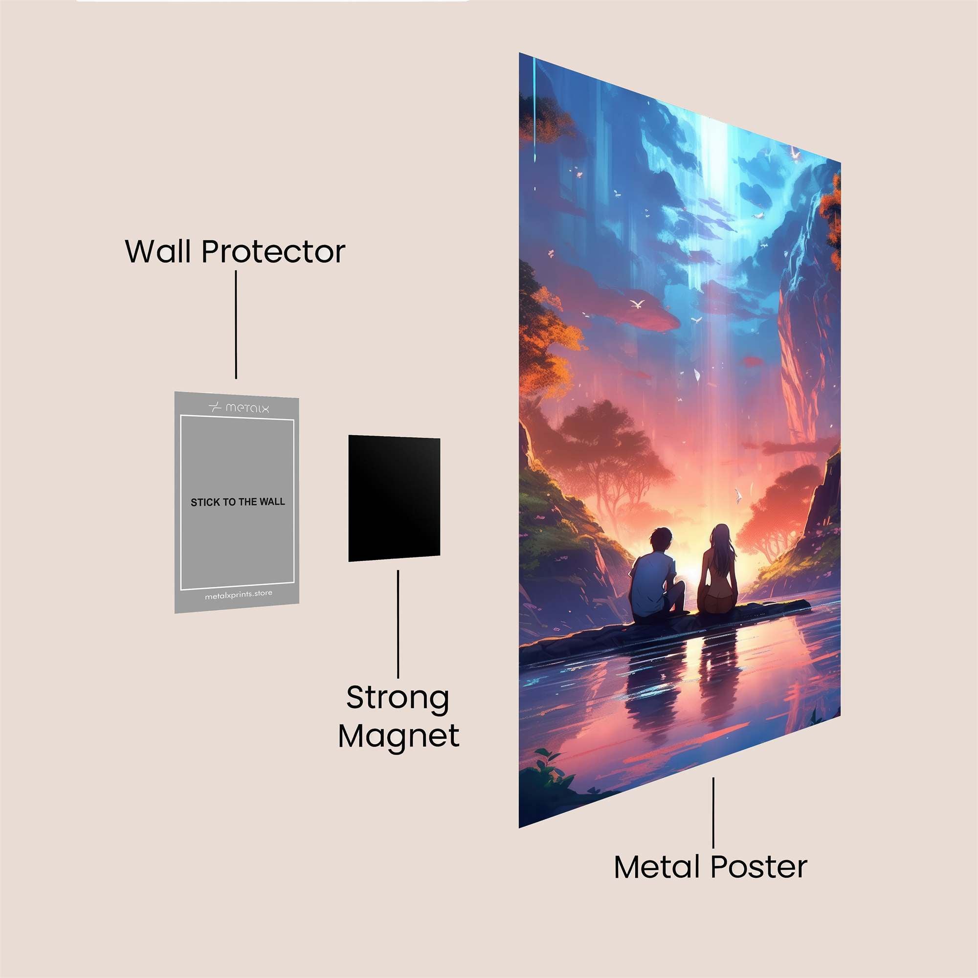 Cosmic Serenity Safe Wall Magnetic / M