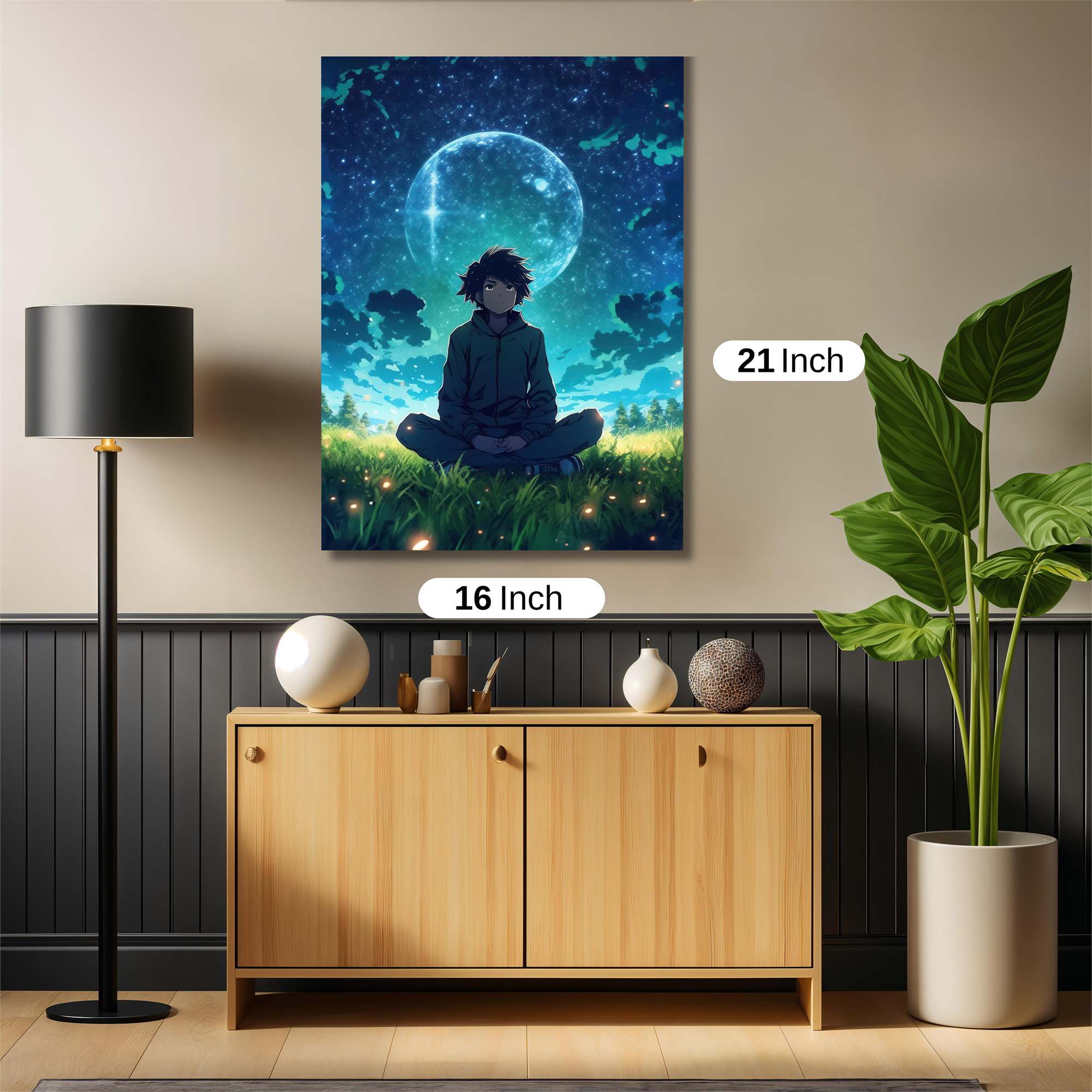 Moonlit Serenity Safe Wall Magnetic / M