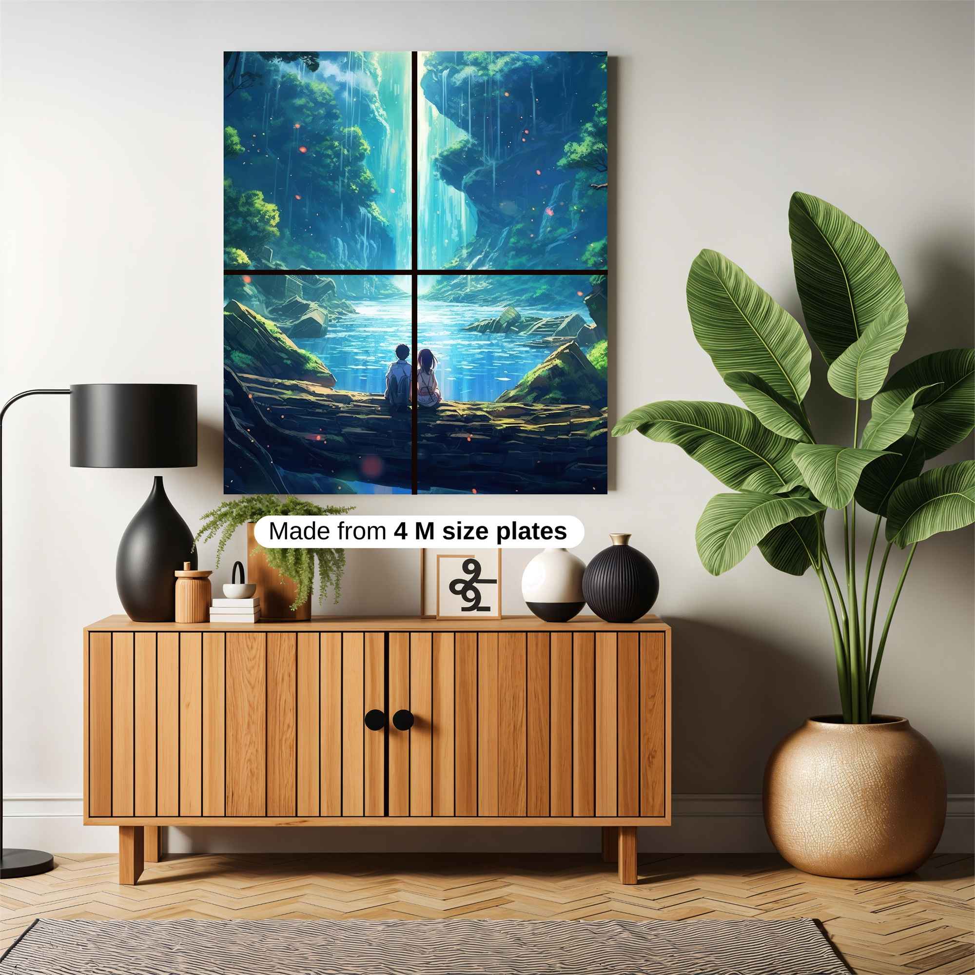 Waterfall Serenity Safe Wall Magnetic / M