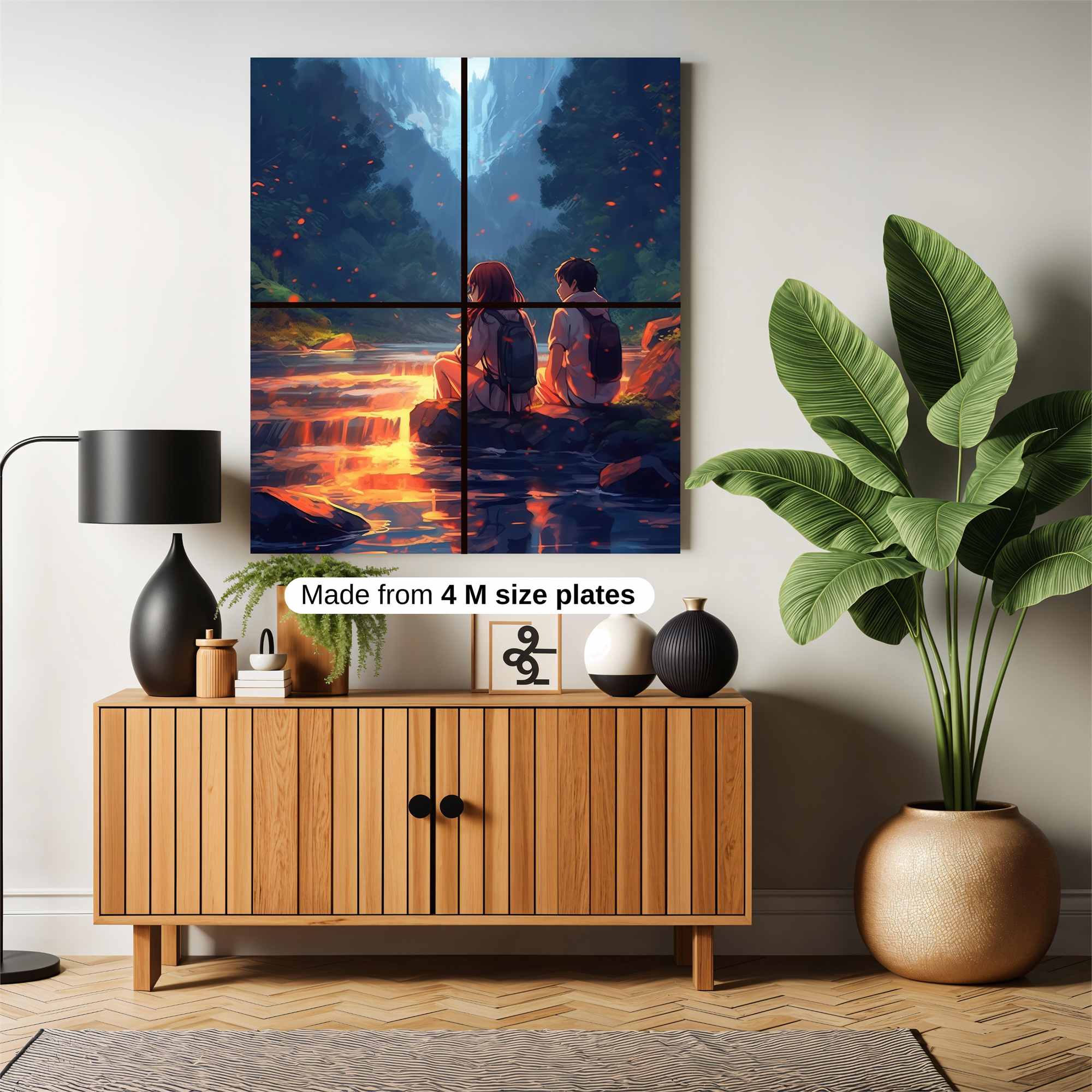 Mountain Serenity Safe Wall Magnetic / M