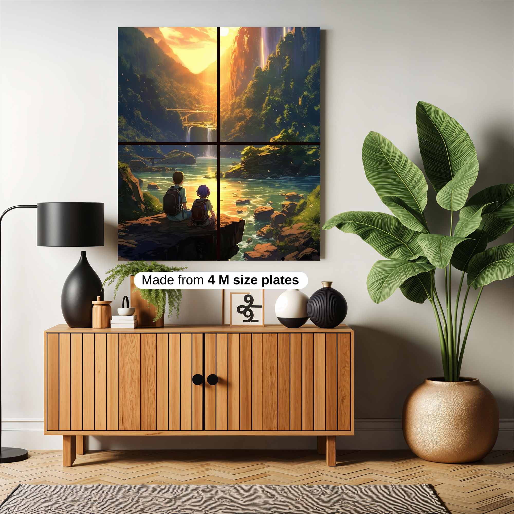 Sunset Serenity Safe Wall Magnetic / M