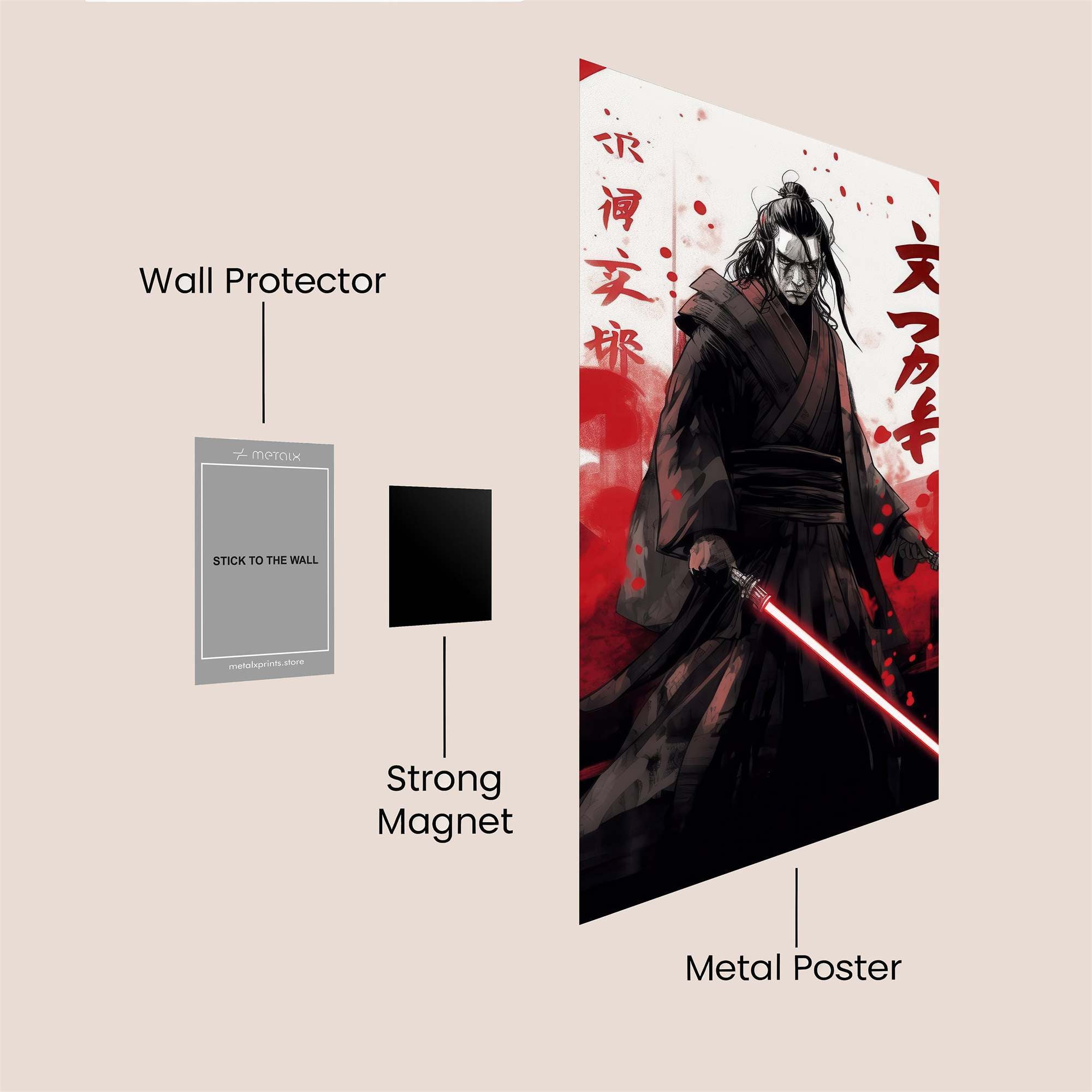 Sith Samurai Safe Wall Magnetic / M