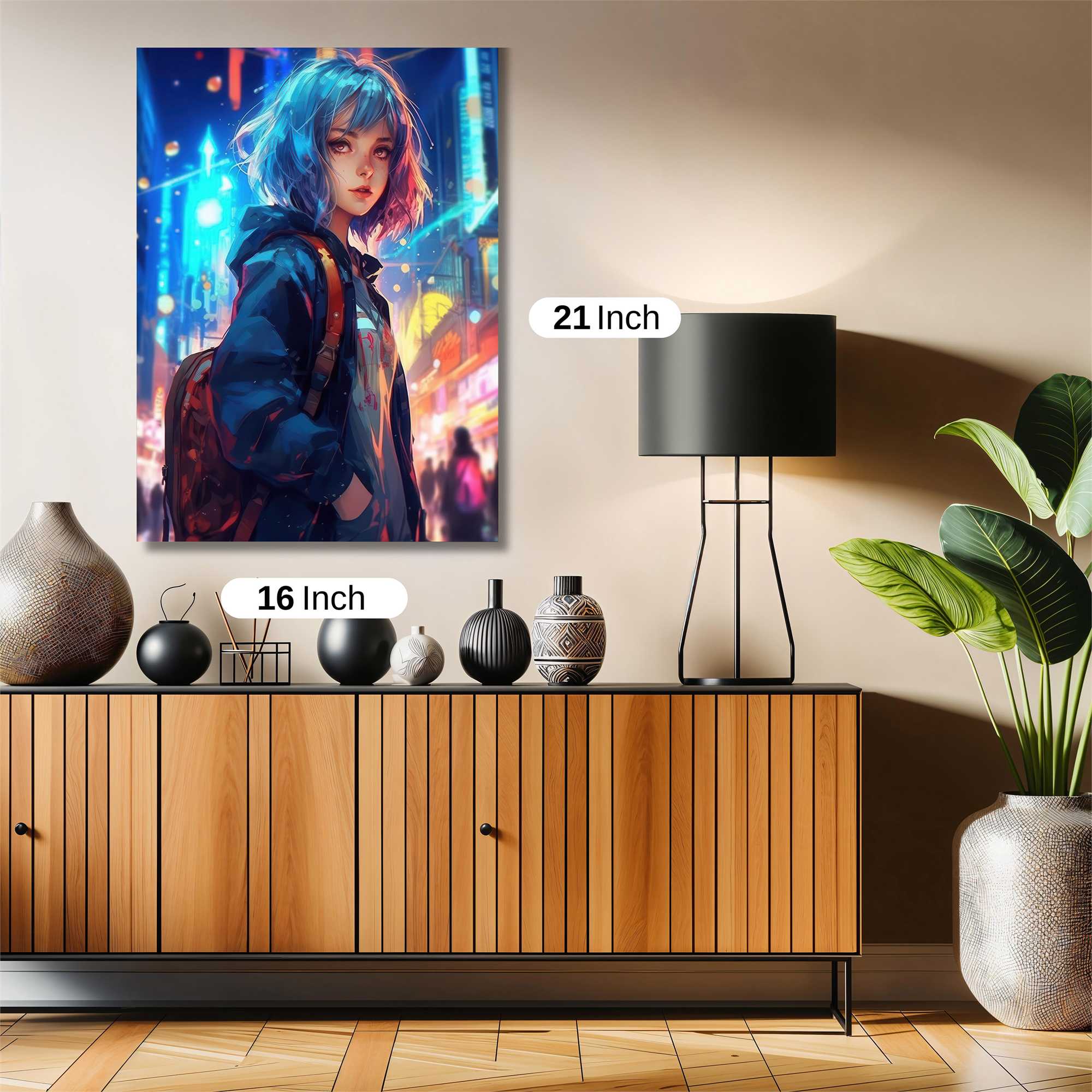 Neon Wanderer Safe Wall Magnetic / M