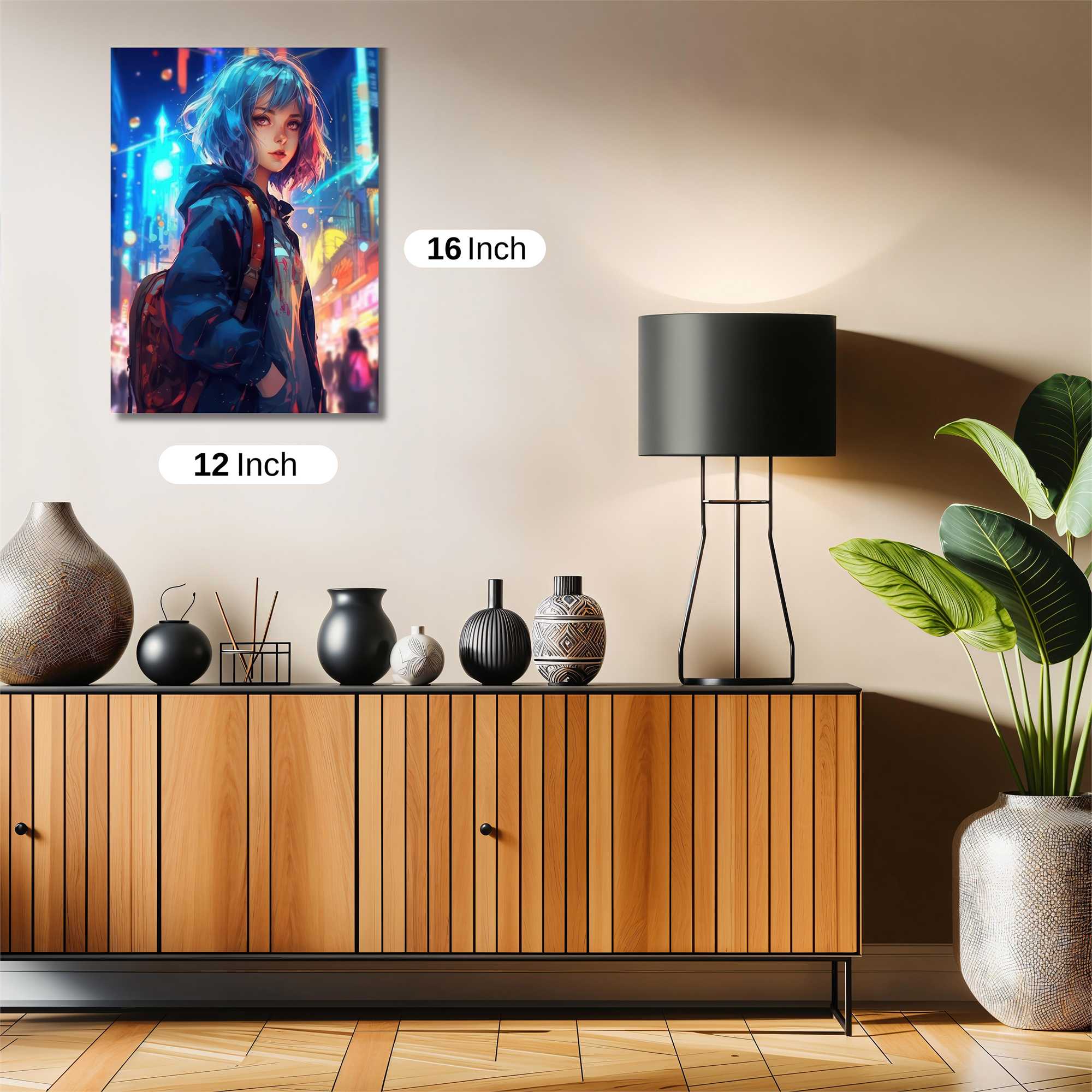 Neon Wanderer Safe Wall Magnetic / M