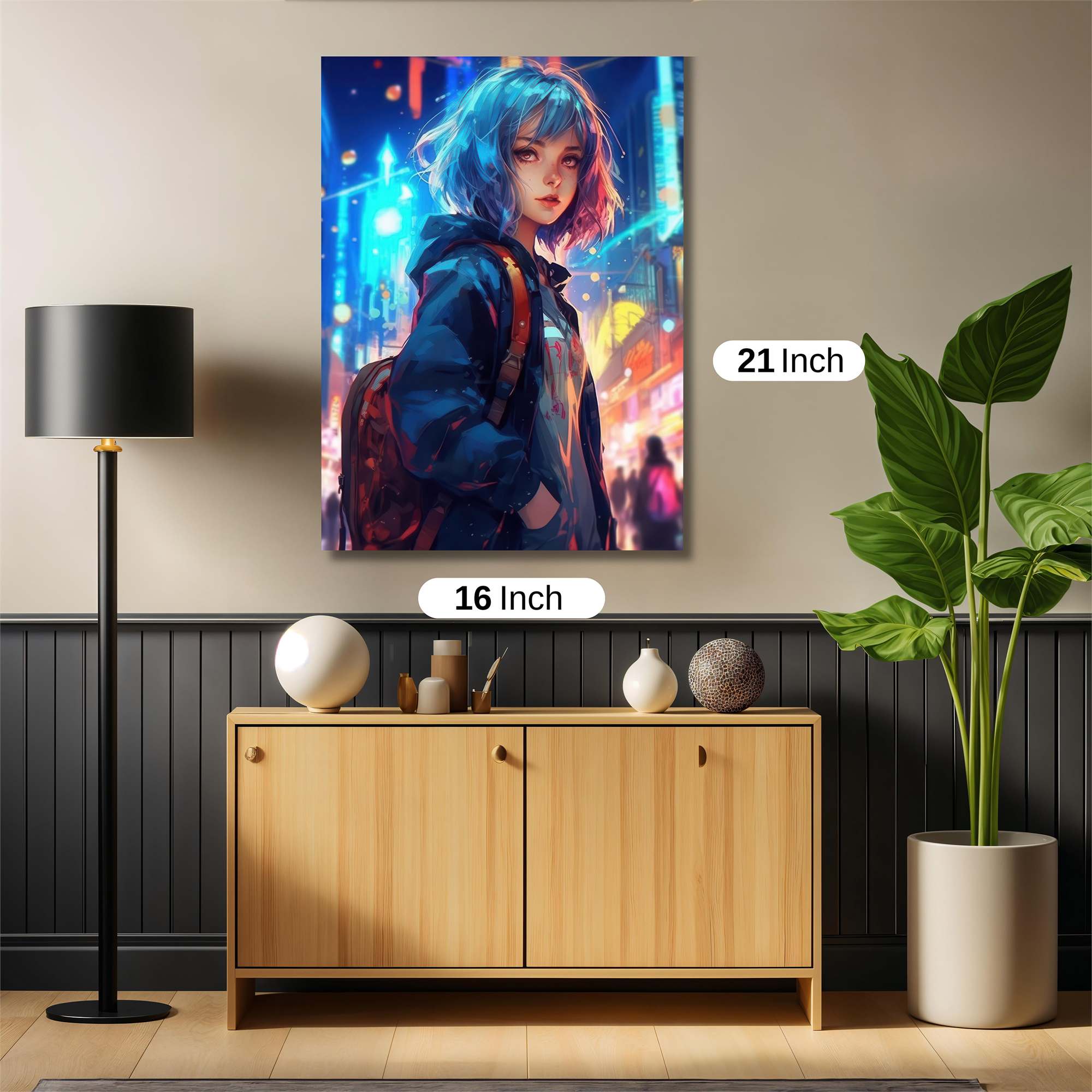 Neon Wanderer Safe Wall Magnetic / M