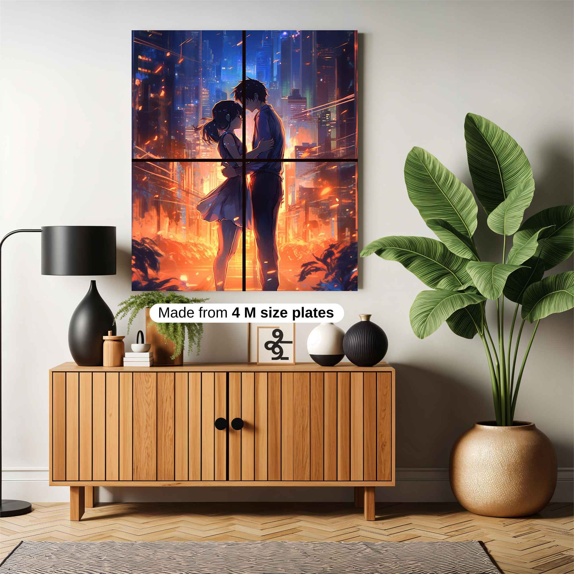 Neon Embrace Safe Wall Magnetic / M